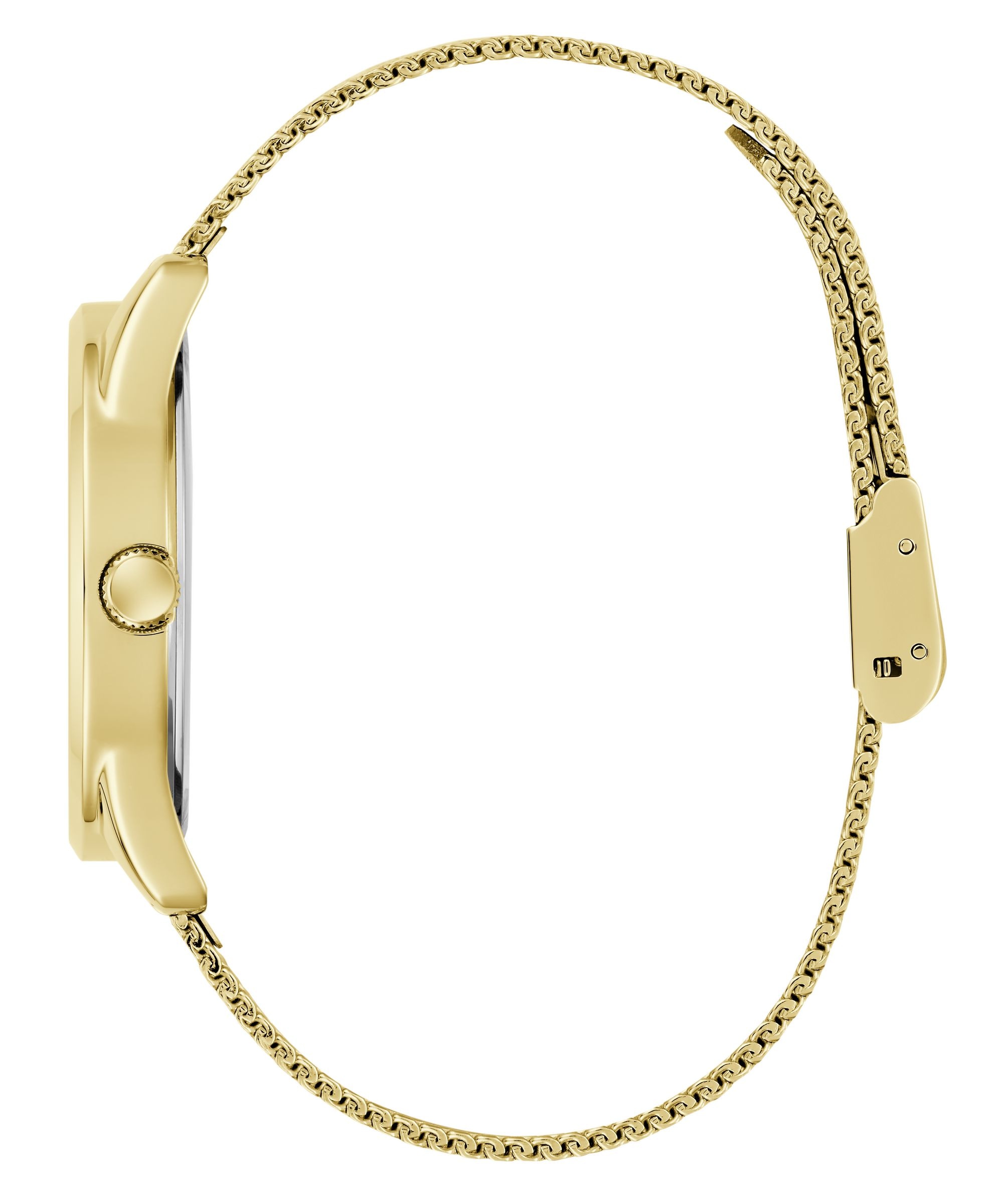 Guess Quarzuhr »CALLA« Armbanduhr, Damenuhr, Edelstahlarmband, analog