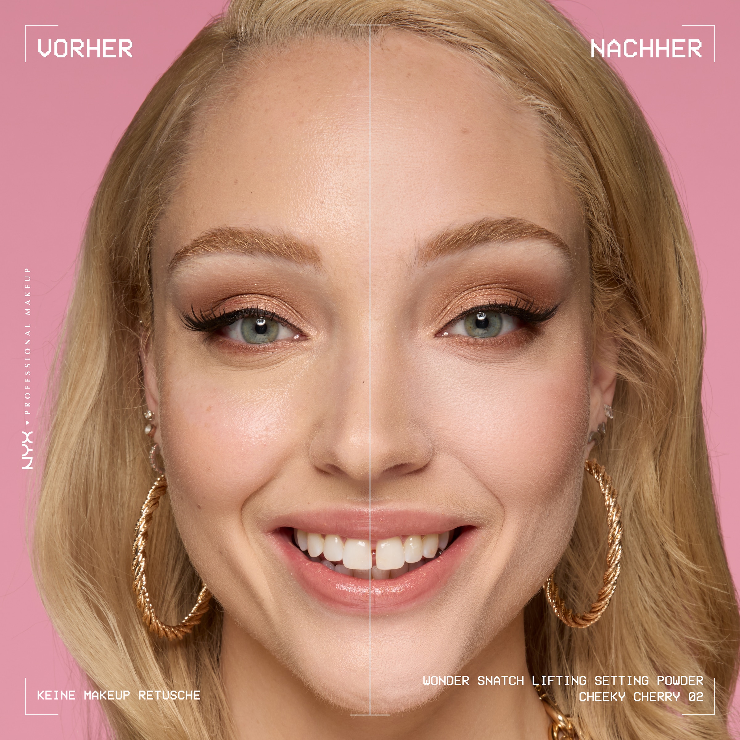 NYX PROFESSIONAL MAKEUP Puder »WONDER SNATCH POWDER« angereichert mit grünem Tee für den antioxidativen Glow gesunder Haut