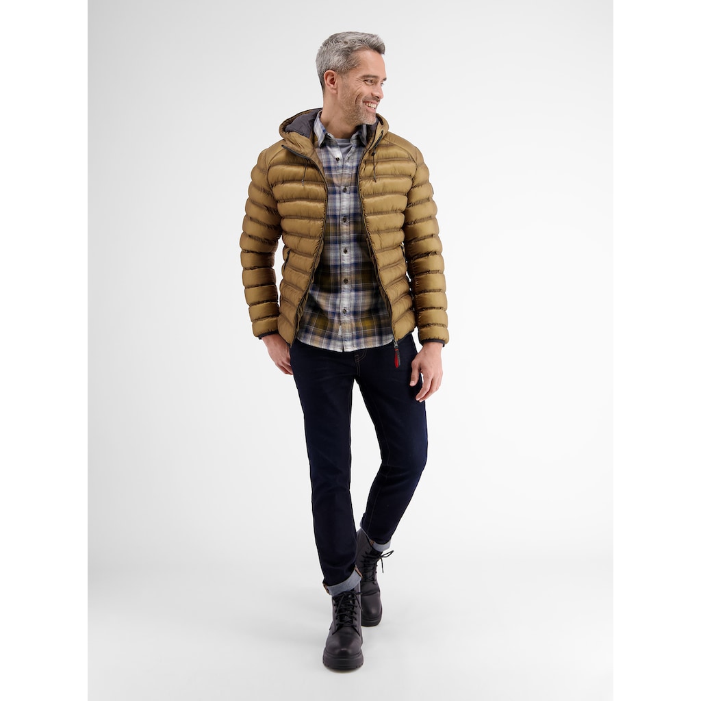 LERROS Steppjacke »LERROS Steppblouson mit Kapuze«, mit Kapuze