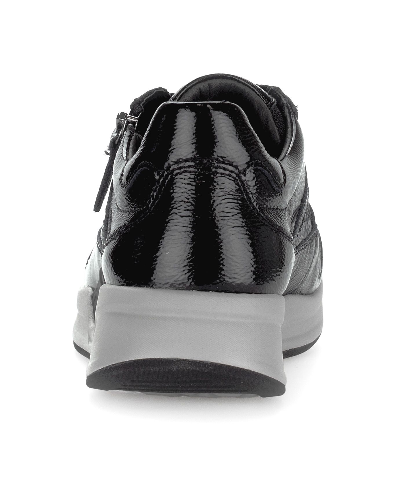 Gabor Rollingsoft Keilsneaker, Schnürschuh, Halbschuh, Freizeitschuh mit seitlichem Reißverschluss