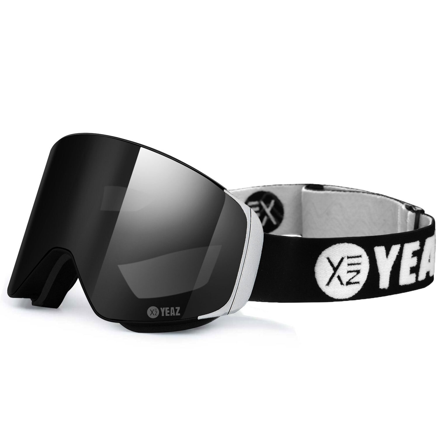 Snowboardbrille »Magnet-Ski-Snowboardbrille schwarz/silber APEX«