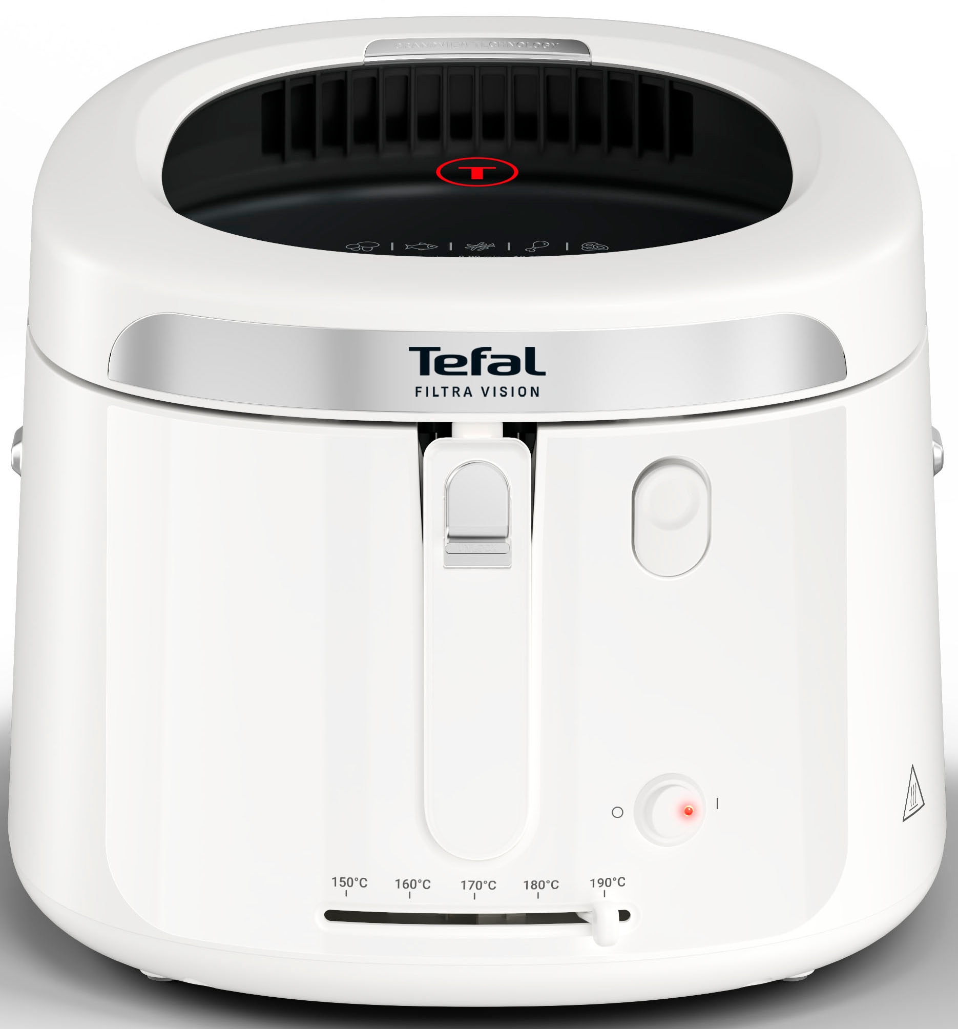 Tefal Fritteuse »Filtra Vision« 1900 W Fassungsvermögen 2,1 l extragroßes Sichtfenster für bessere Sicht, Filtersieb, FF2541