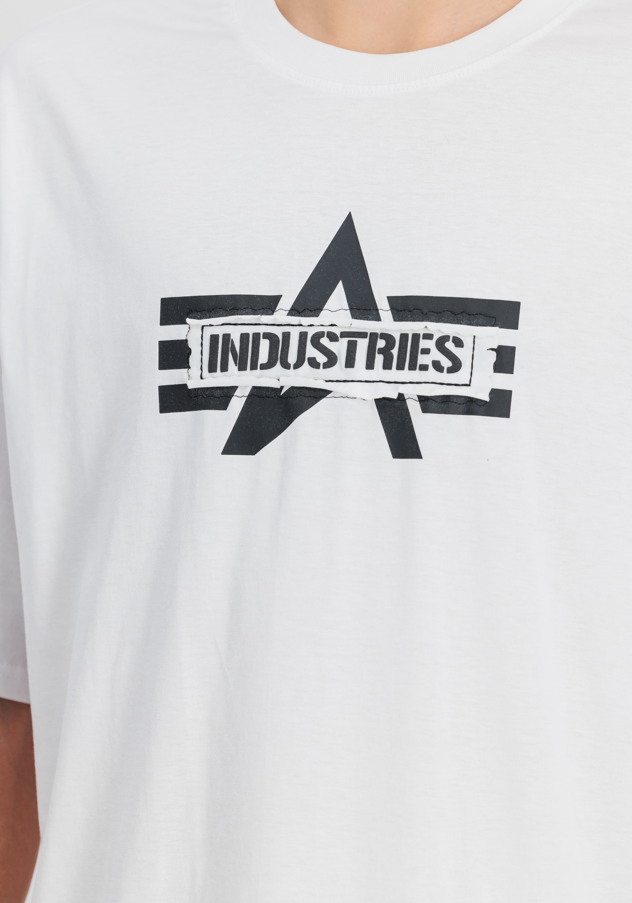 Alpha Industries T-Shirt »Alpha Industries Men - T-Shirts Logo Edge T-Shirt«