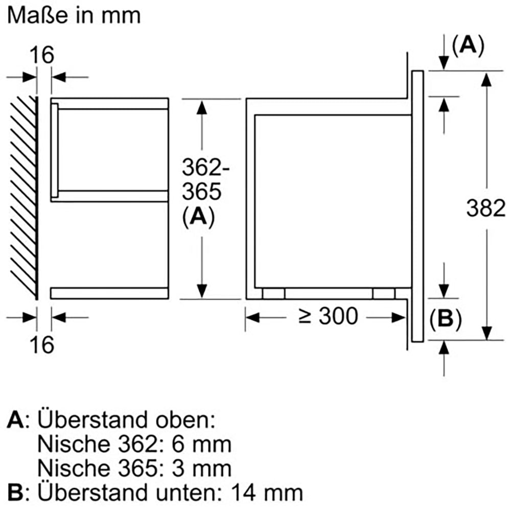 BOSCH Einbau-Mikrowelle »BFL7221B1«, Mikrowelle, 1220 W