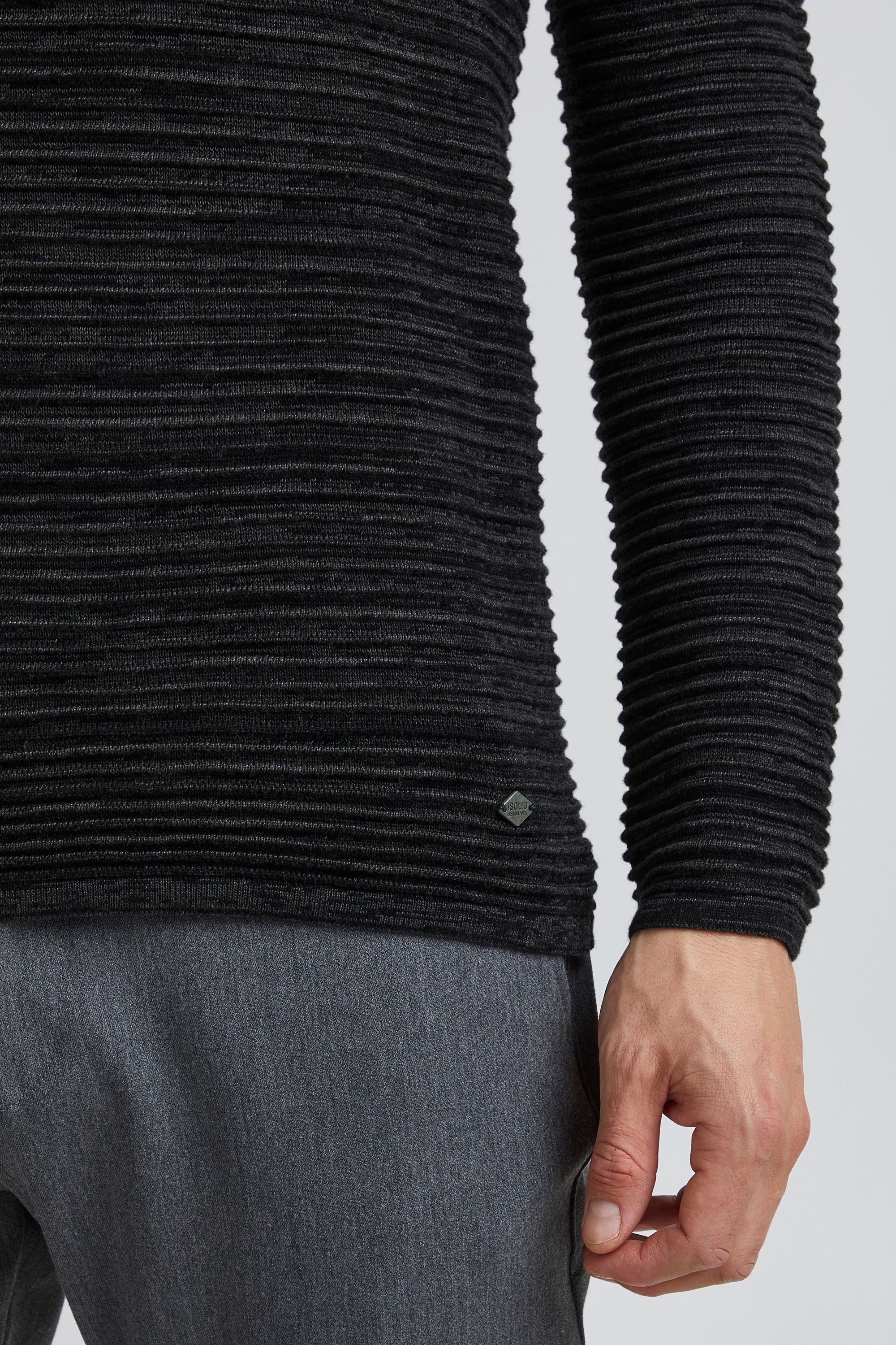 !Solid Strickpullover »Strickrundhalspullov SDStruan«
