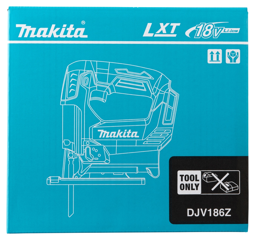 Makita Akku-Pendelhubstichsäge »»DJV186Z« mit 3-facher Pendelhubeinstellung, ohne Akku und Ladegerät« 0-2.900 min⁻¹, 65 mm