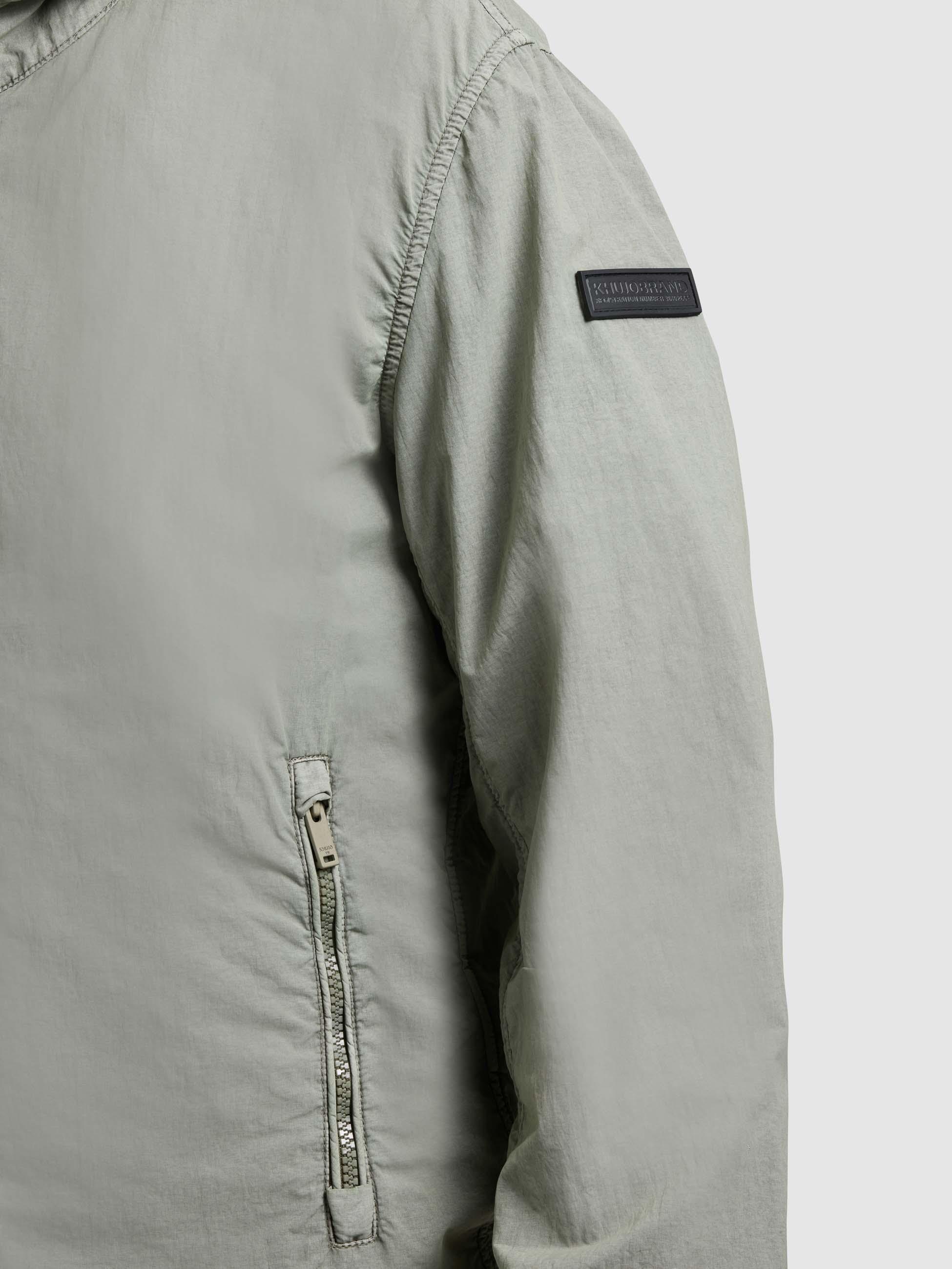 khujo Funktionsjacke »Übergangsjacke Derf« mit Kapuze leichte Übergangsjacke mit Kapuze