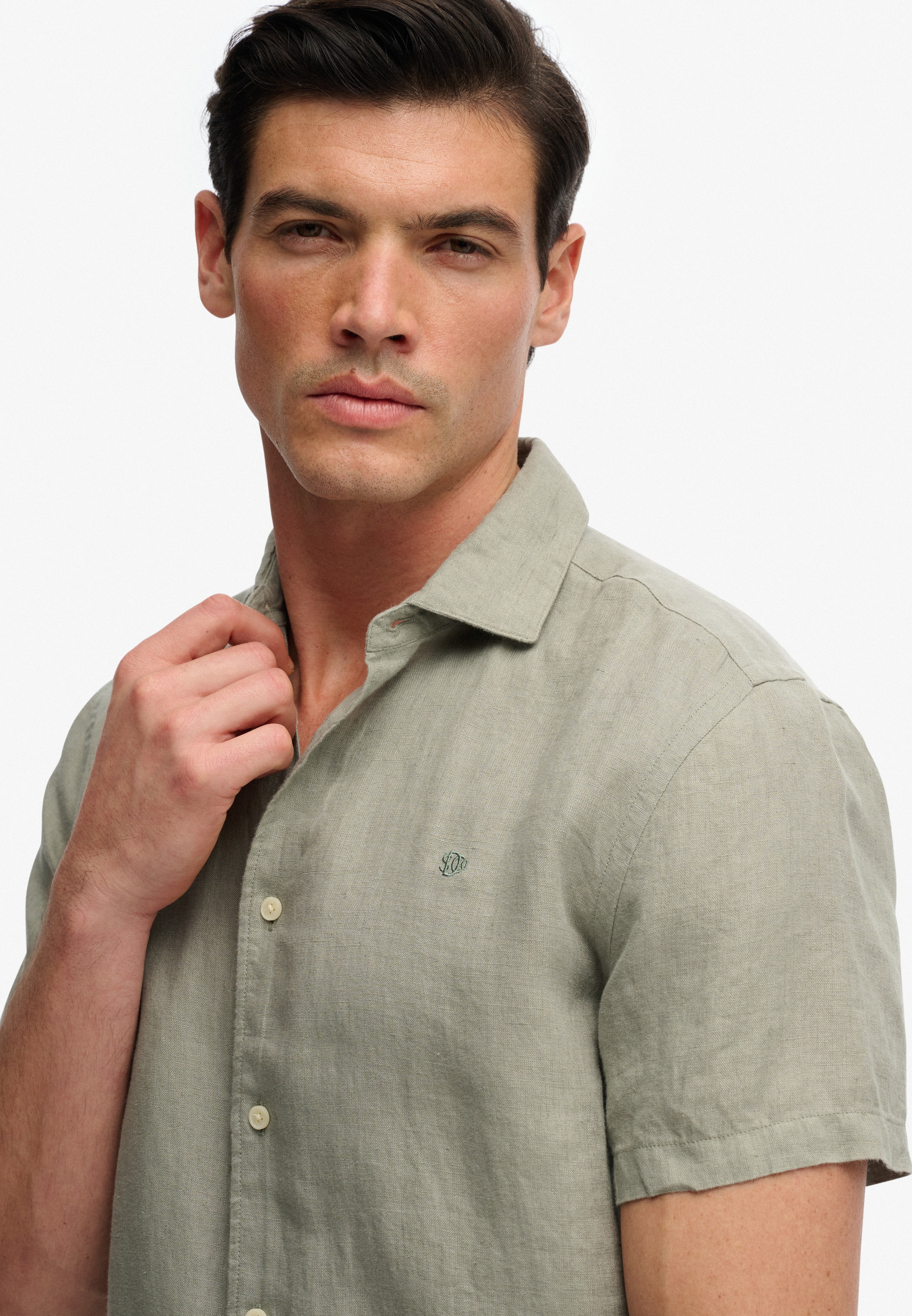 Superdry Leinenhemd »RIVIERA S/S LINEN SHIRT« aus 100% Leinen