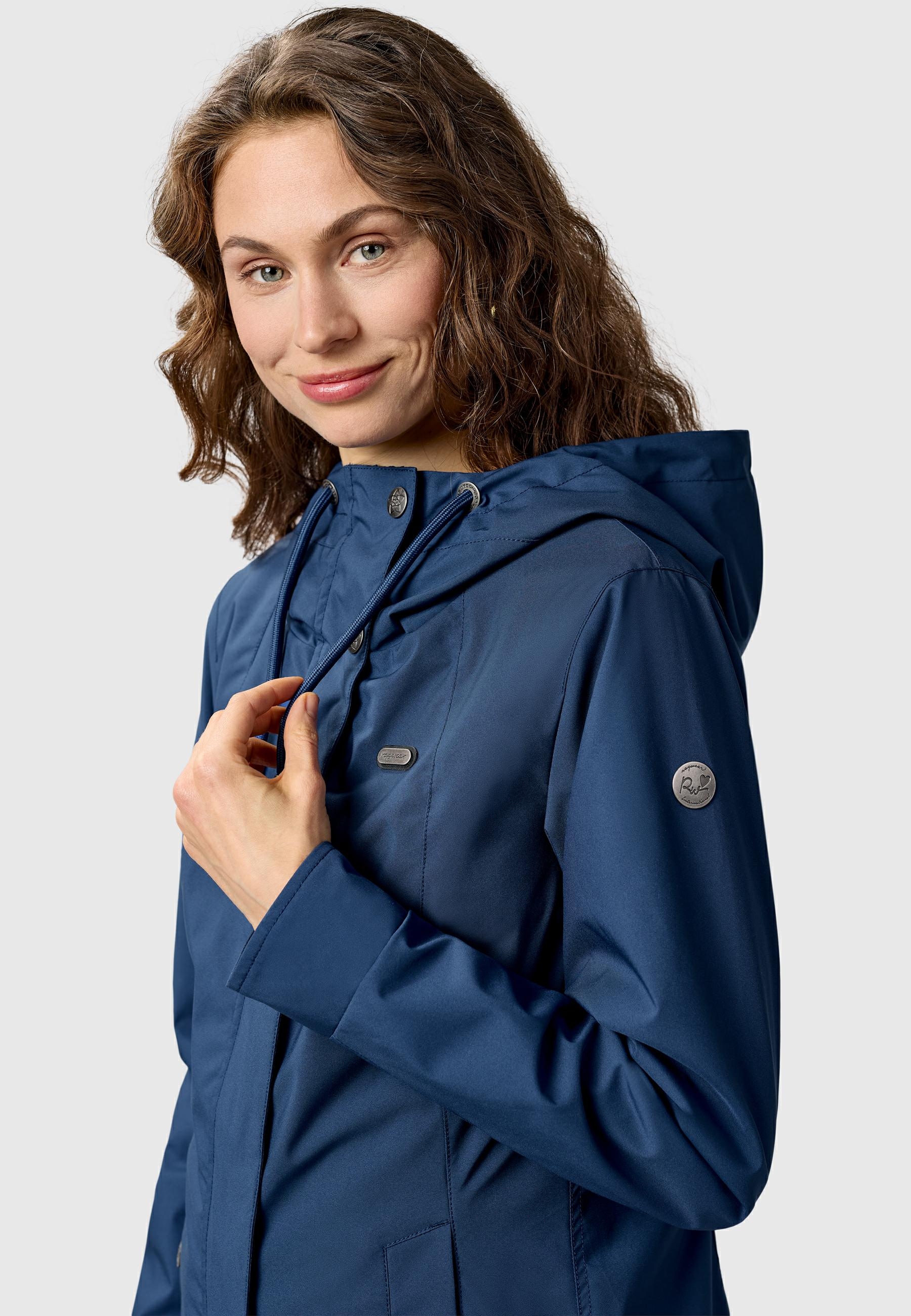 Ragwear Outdoorjacke »Outdoorjacke Alvena Summer YOUMODO« mit Kapuze Wasserdichte und atmungsaktive Übergangsjacke