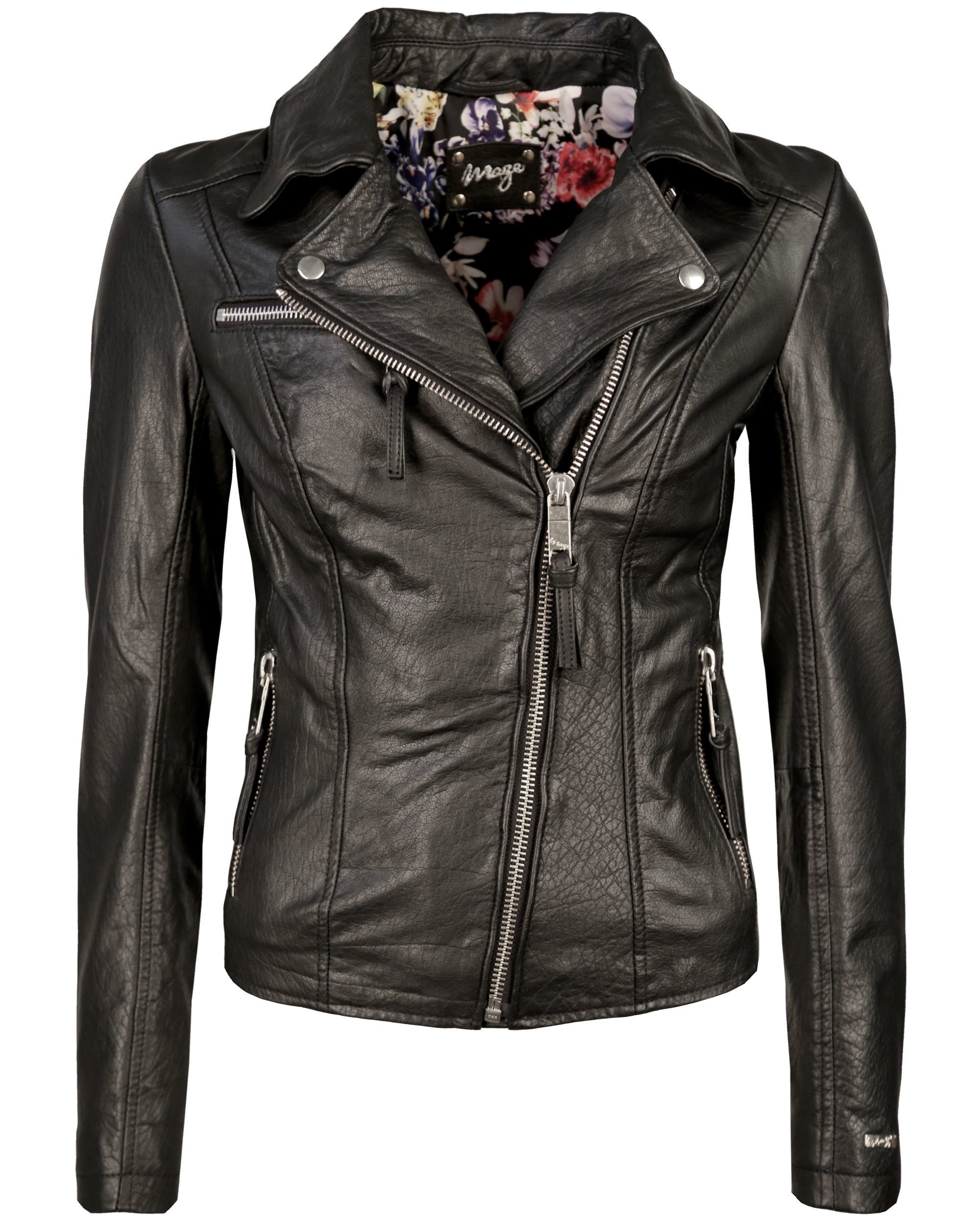 Maze Biker-Jacke mit Stickereien