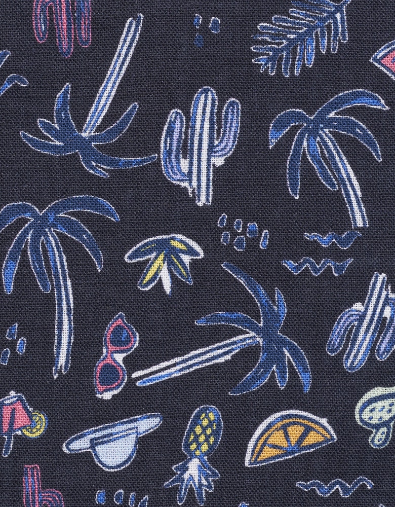 bugatti Kurzarmhemd, mit sommerlichen Prints