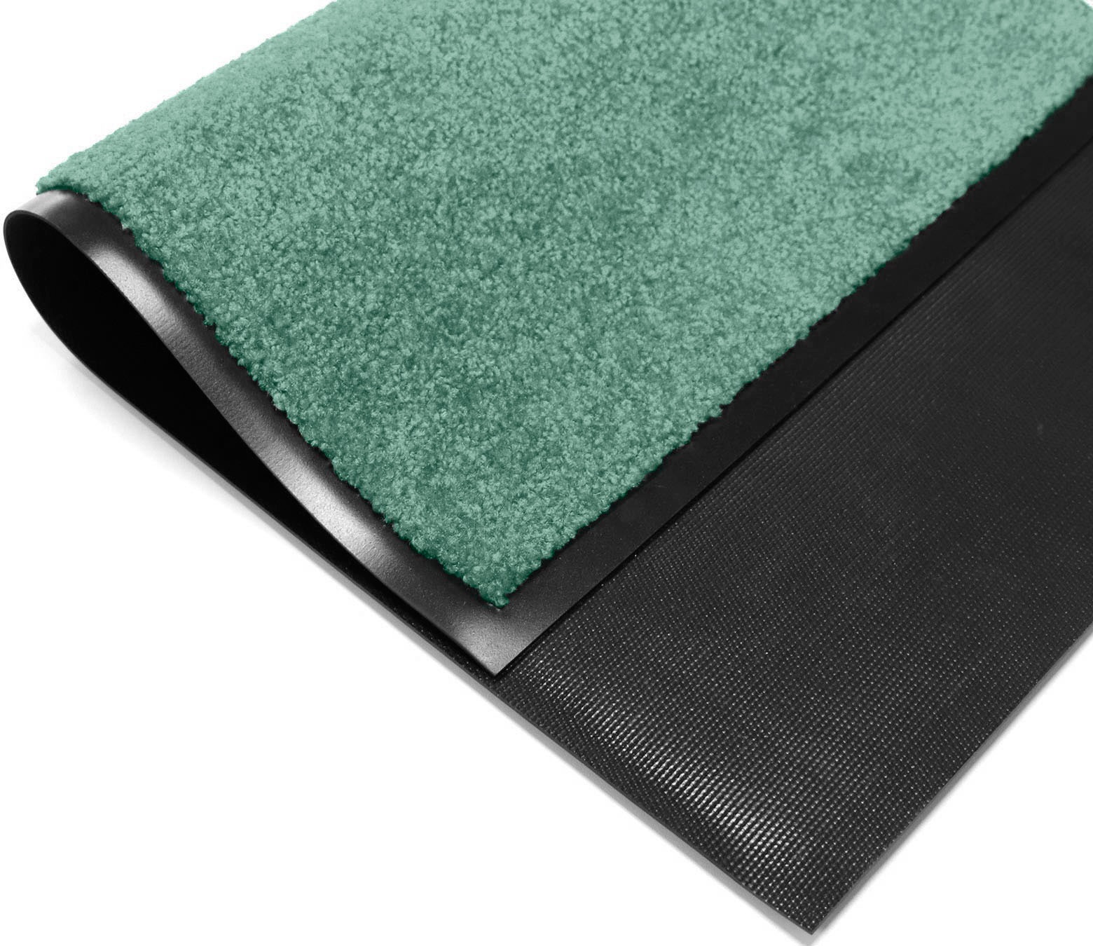Primaflor-Ideen in Textil Fußmatte »Schmutzfangmatte CLEAN PRO, Made in Belgium«, rechteckig, 8 mm Höhe, Uni-Farben, UV-beständig, strapazierfähig, waschbar