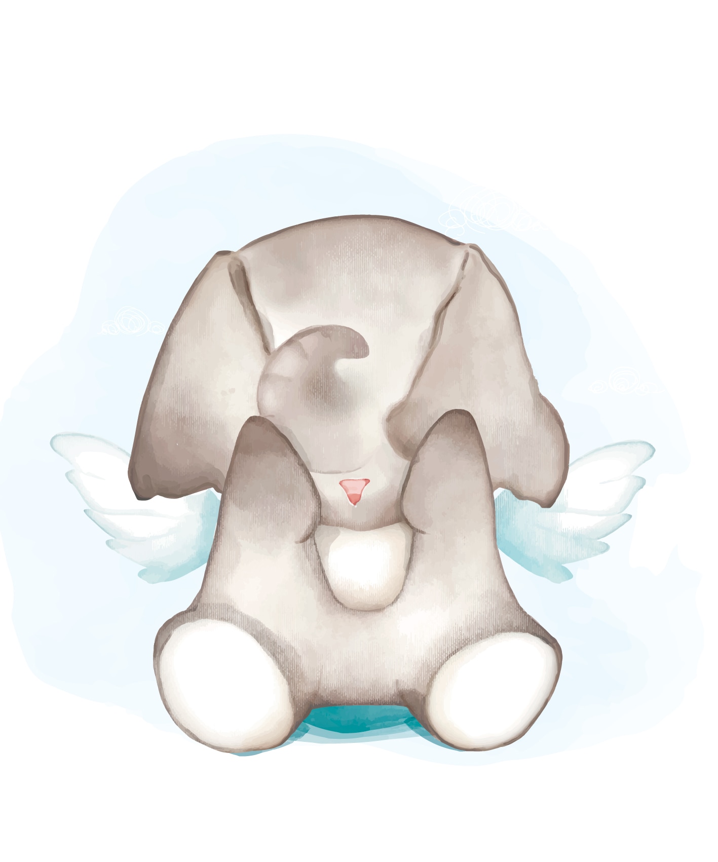 Lüttenhütt Bild mit Rahmen »oder Poster, Elefant mit Flügeln«, Fantasy-Elefant-Tiere, (1 St.), HD Premium Druck