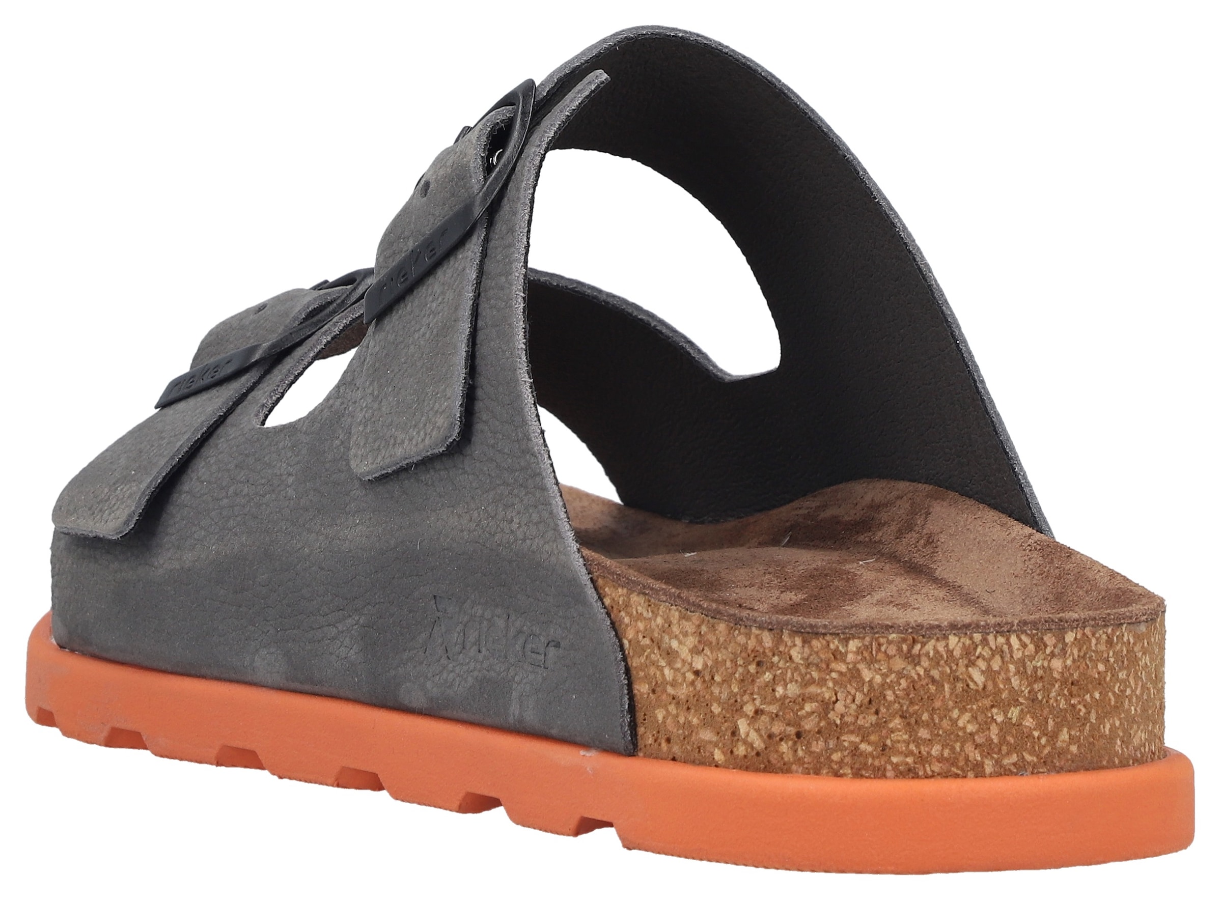 Rieker Pantolette  Sommerschuh, Strandschuh, Hausschuh mit bequemem Fußbett