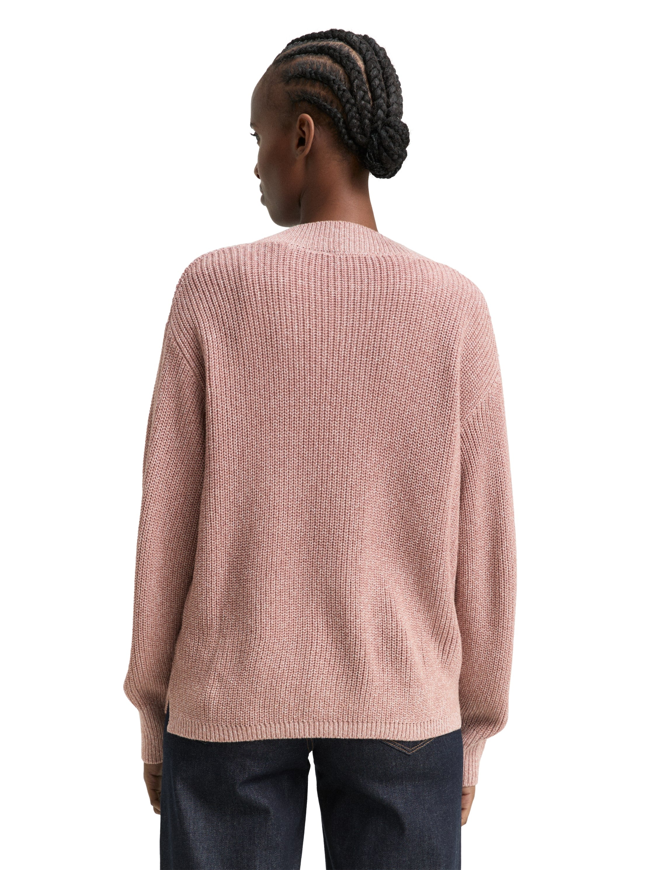 TOM TAILOR Denim Cardigan, mit Strickstruktur und Knopfleiste