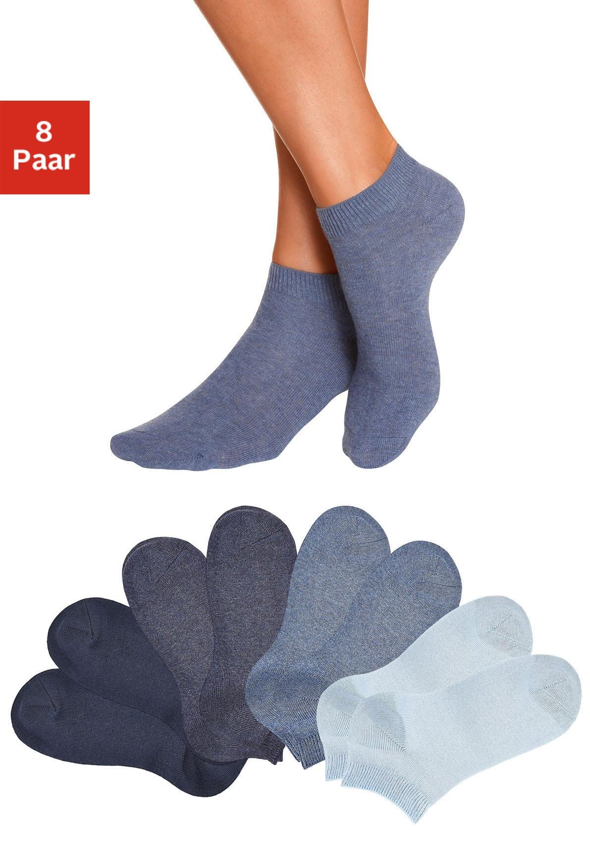 Go In Damen Kurzsocken Packung in blau, Größe 35-38