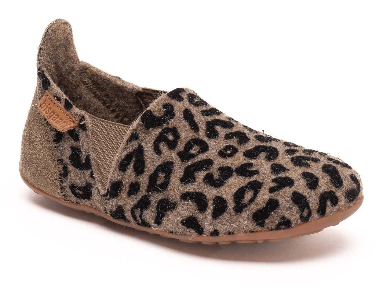 Bisgaard Hausschuh »sailor wool« Kindergartenschuh mit Lammwolle in braun, Größe 25