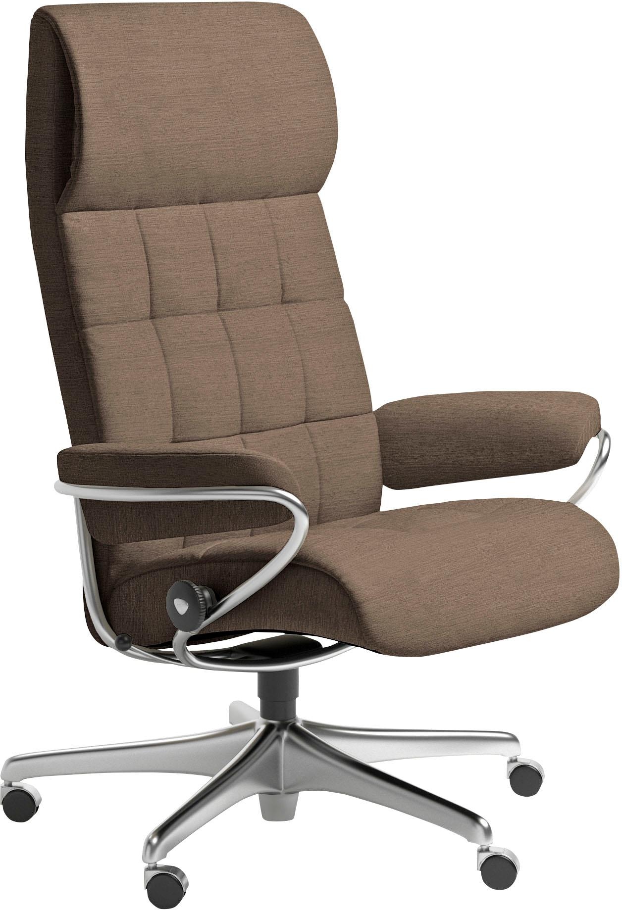 Stressless® Relaxsessel »London«, High Back, mit Home Office Base, Gestell Chrom