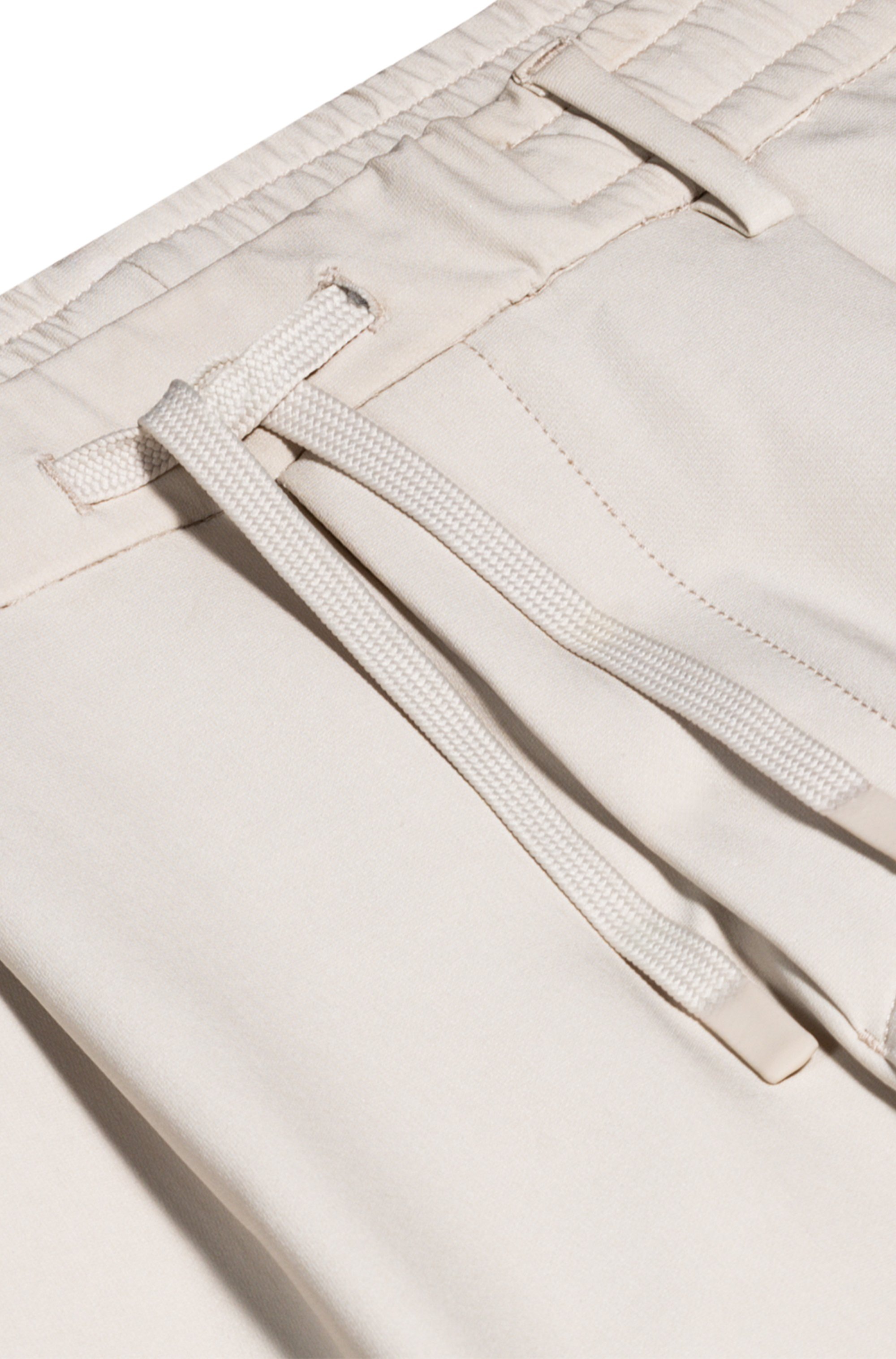 BOSS GREEN Webhose »T_Convert-Pleat«, mit Zugbund und Markenlabel