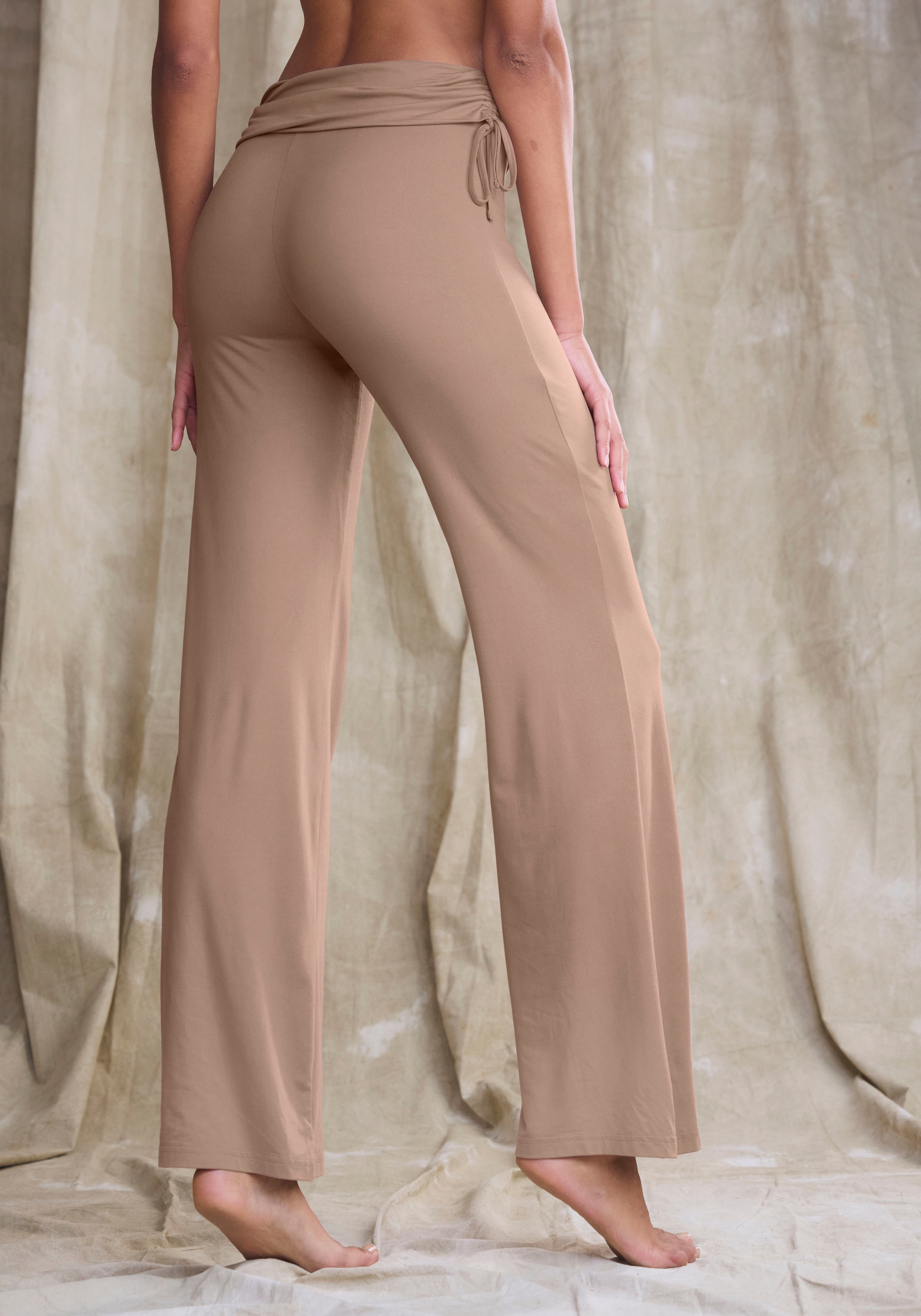 LASCANA Jazzpants  mit Umschlagbund zum Raffen