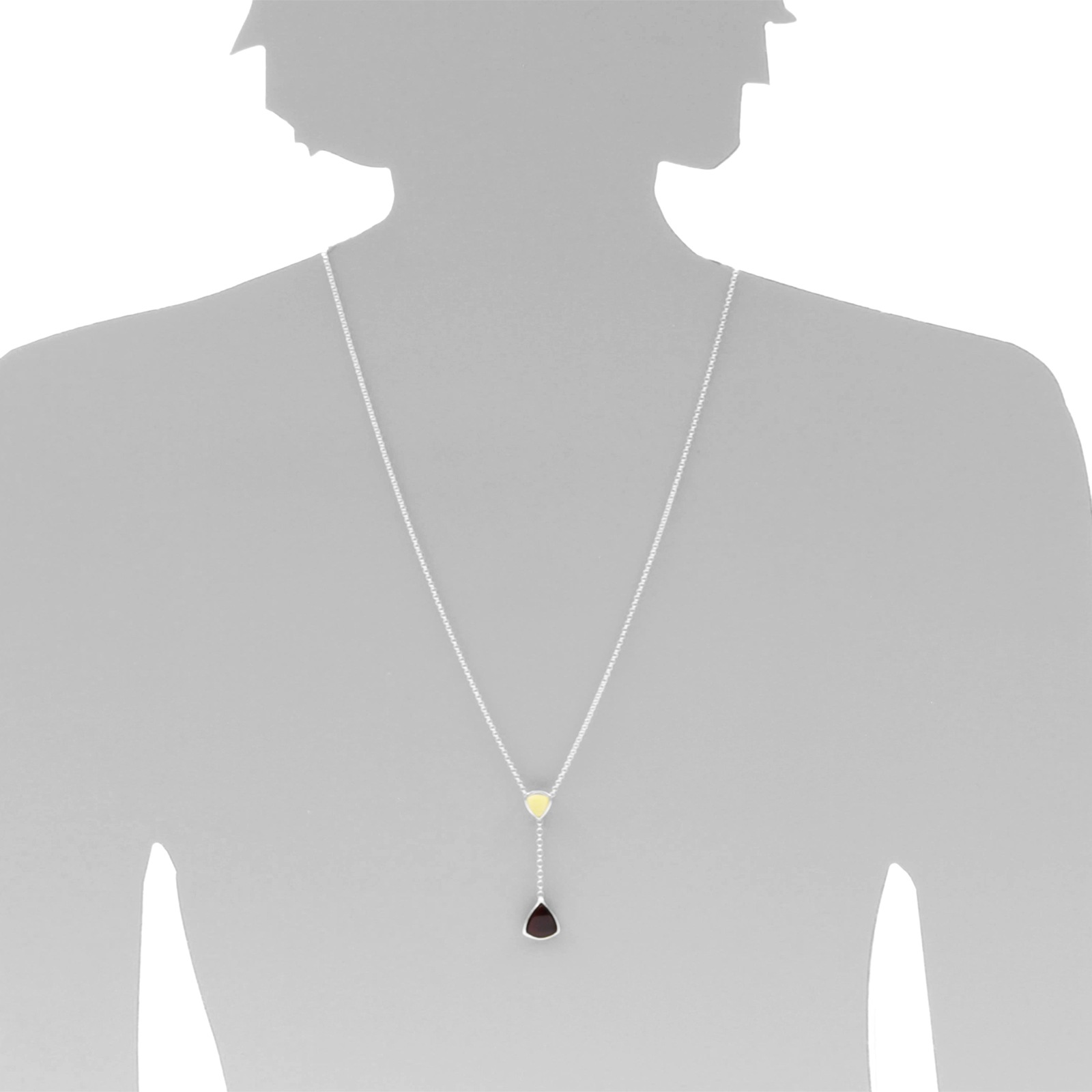 OSTSEE-SCHMUCK Kettenanhänger »- Gleiter-Marissa - Silber 925/000 - Bernstein«