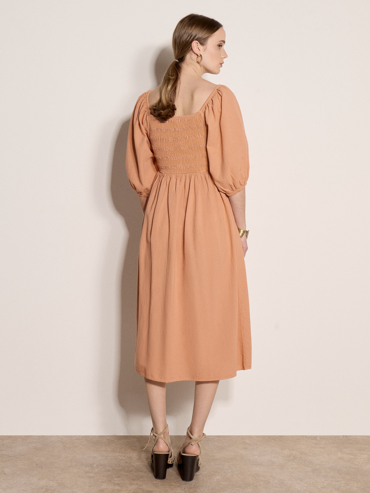 Apricot Midikleid »Midikleid« Gerafft