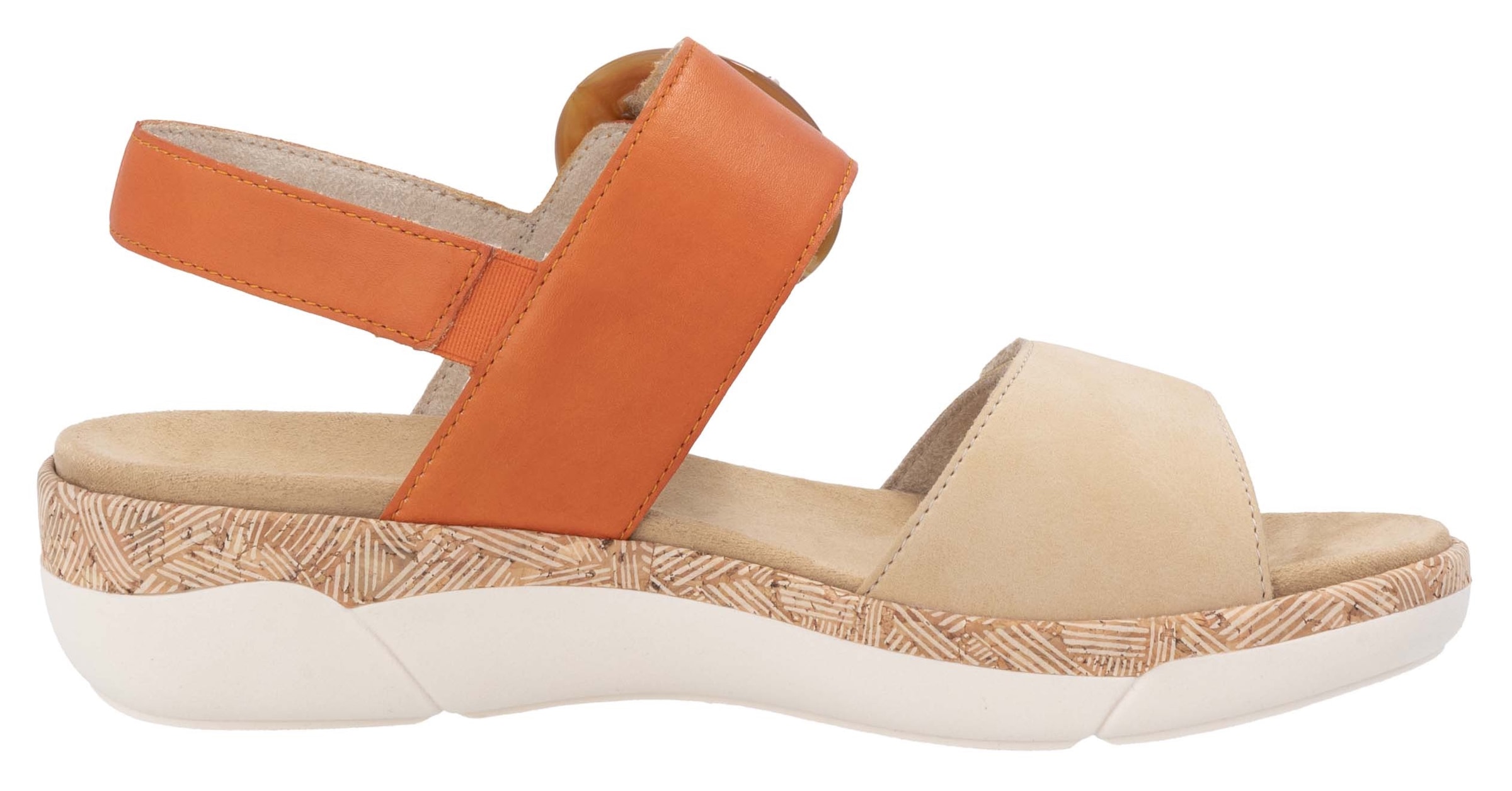 Remonte Keilsandalette, Sommerschuh, Riemchensandale, praktische Klettverschlüsse