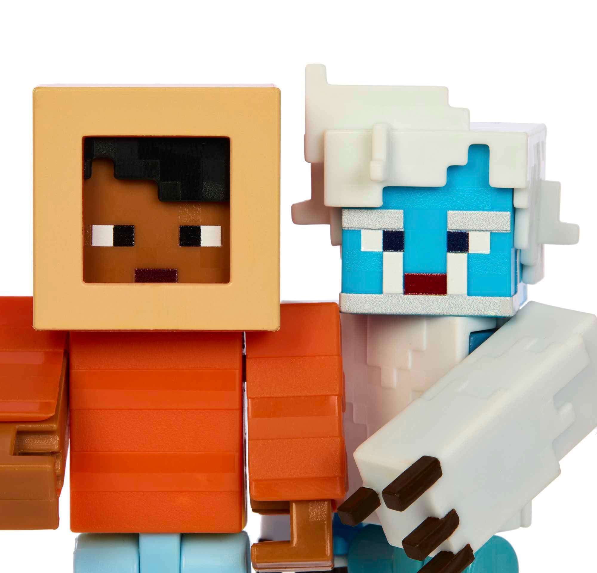 Mattel® Spielfigur »Minecraft, Creator, Creator Series Camp Enderwood Figuren«, inklusive Zubehör