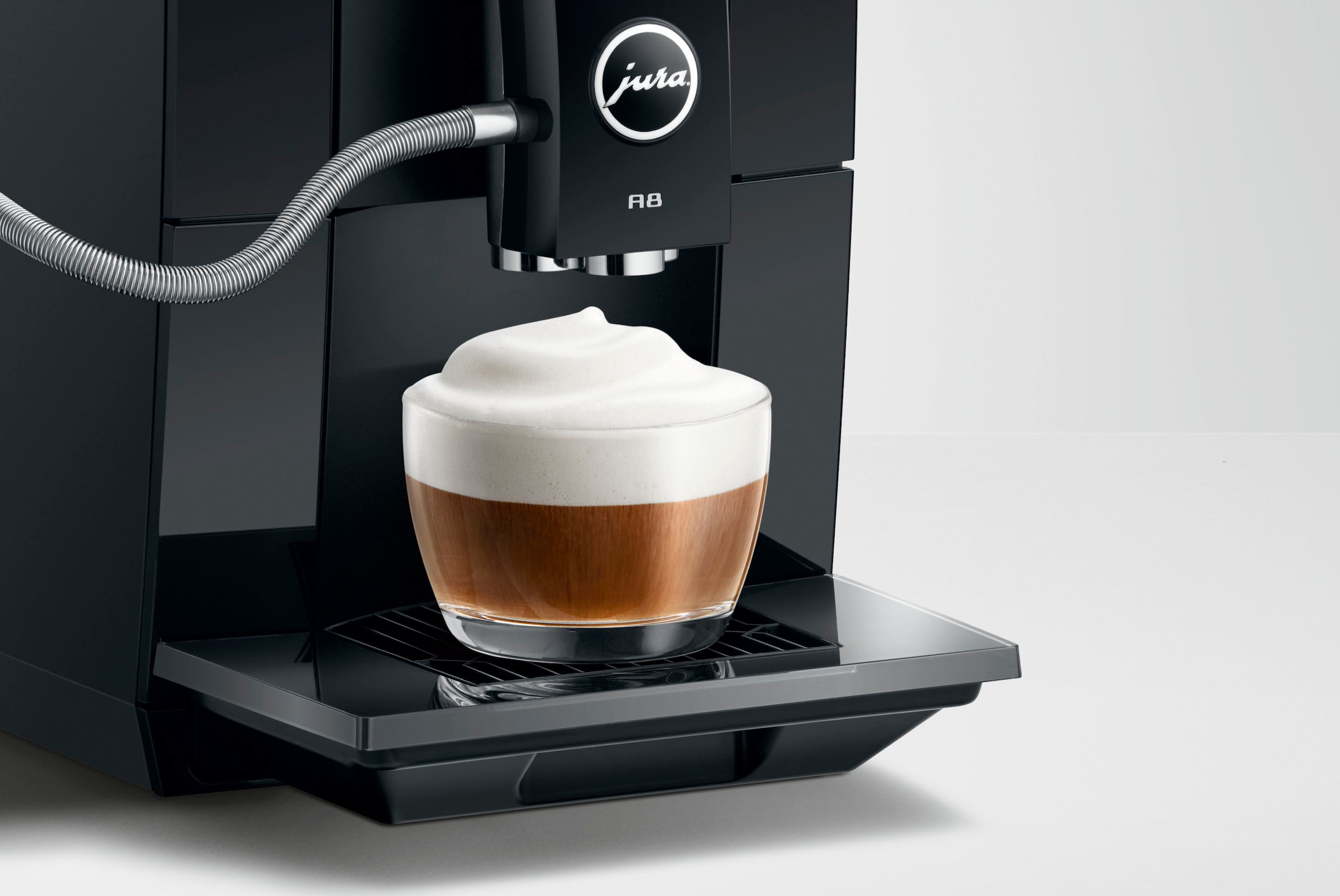 JURA Kaffeevollautomat »A8 Piano Black (EA)«