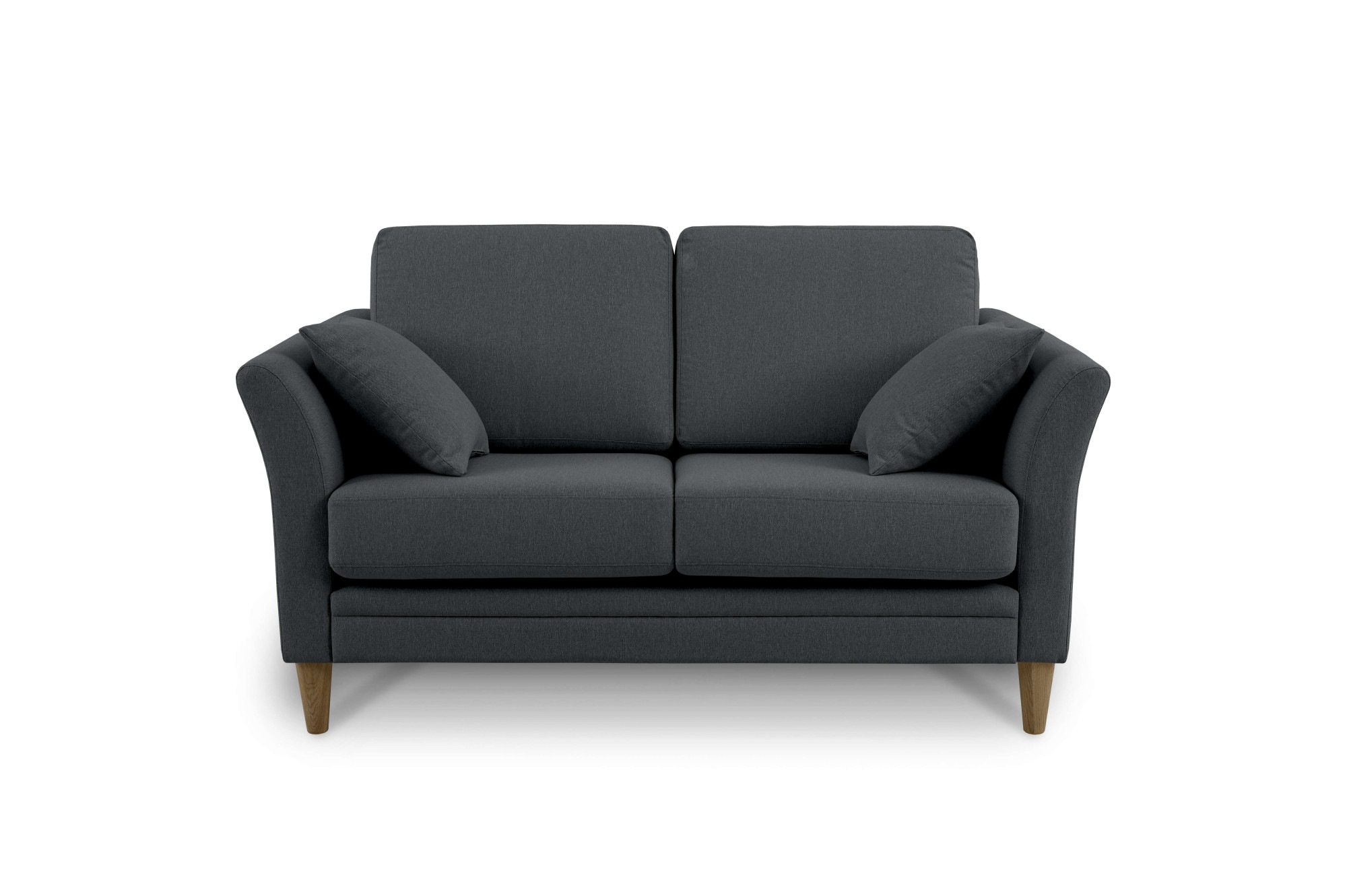 Home affaire 2-Sitzer »Arellano, Breite 155 cm«, klassisches Design, 2 Zierkissen inklusive, Webstoff fein