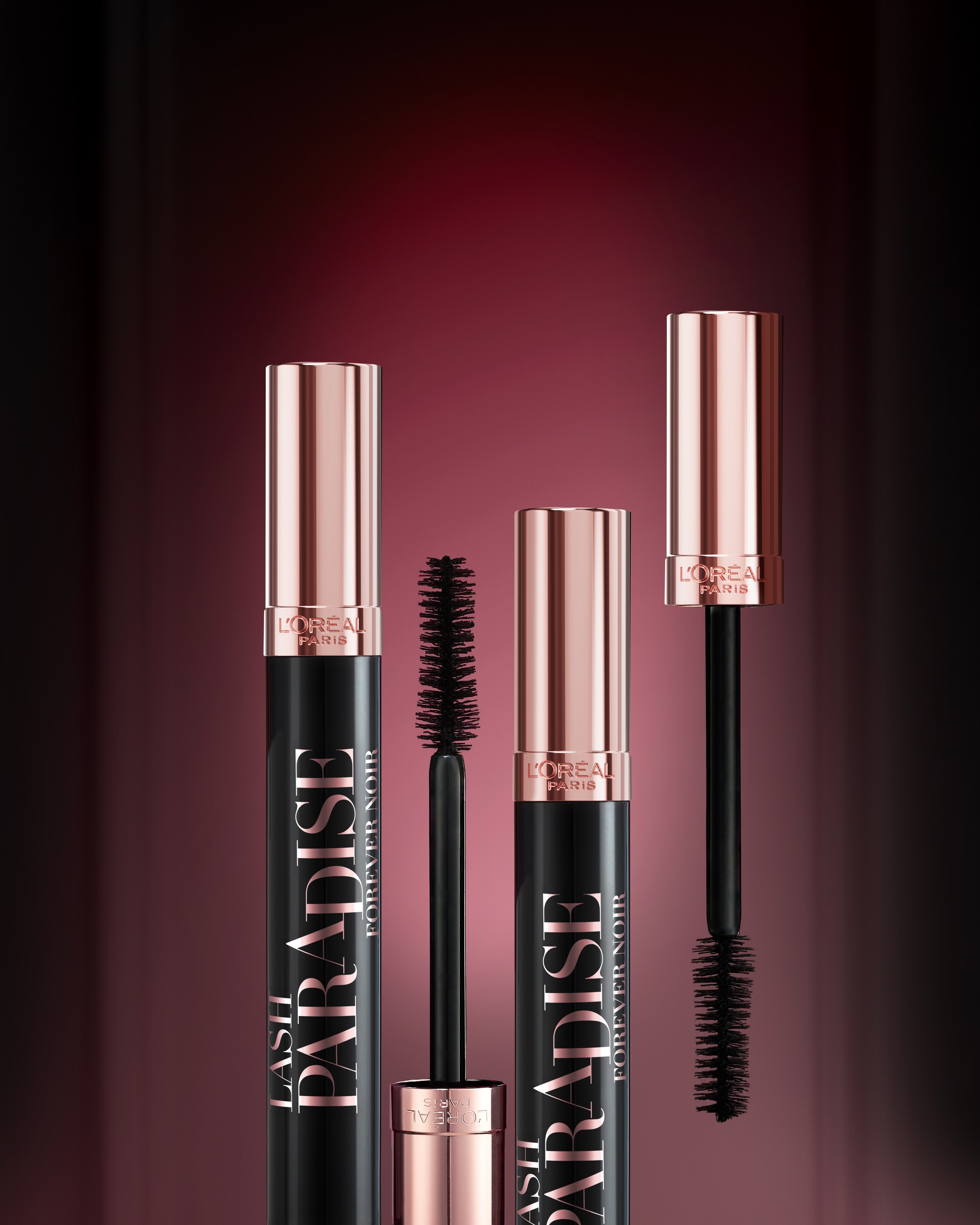 L'ORÉAL PARIS Mascara »Lash Paradise Forever Noir«, mit tiefschwarzer Textur