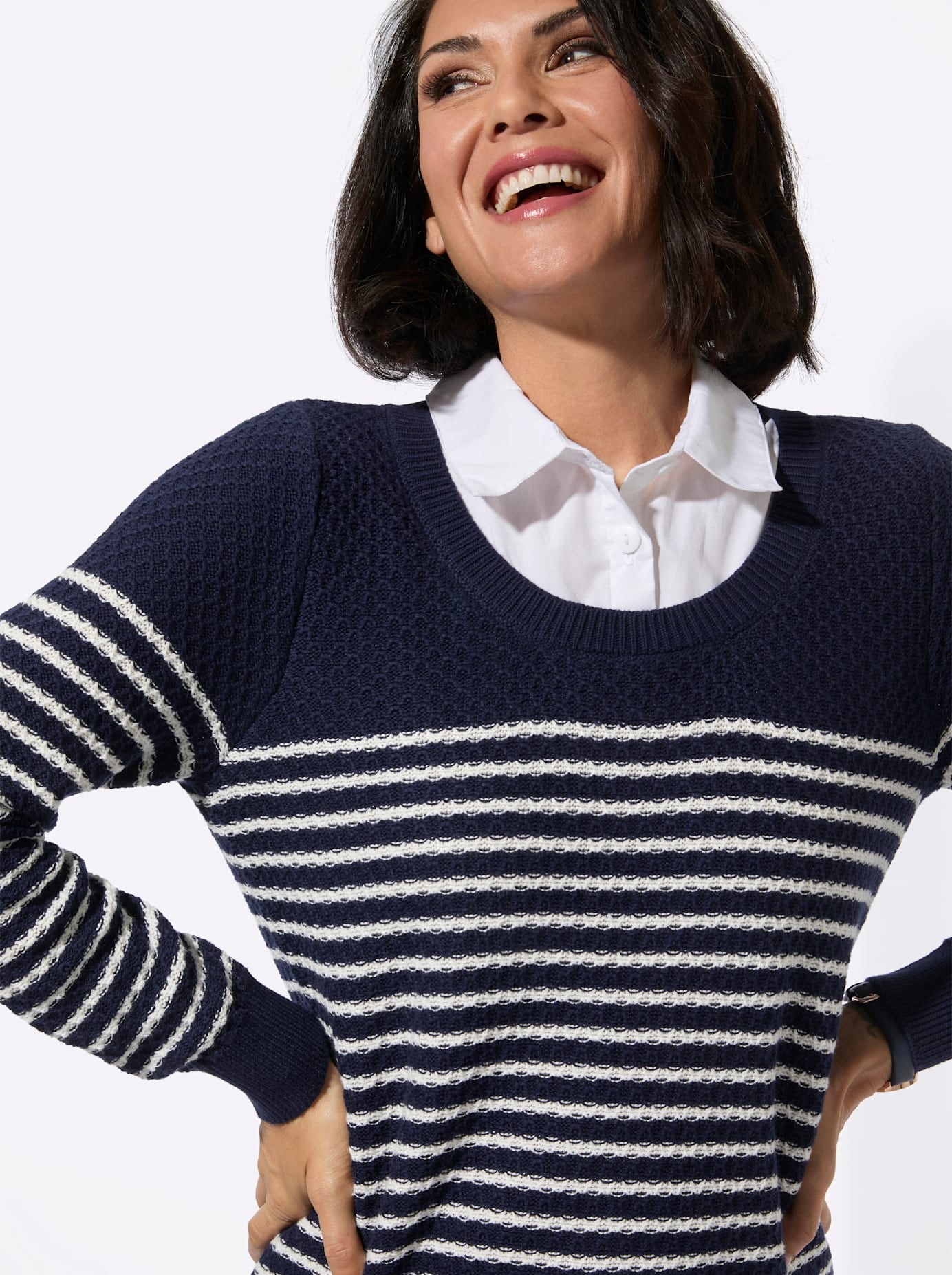 Casual Looks 2-in-1-Pullover »2-in-1-Pullover«
