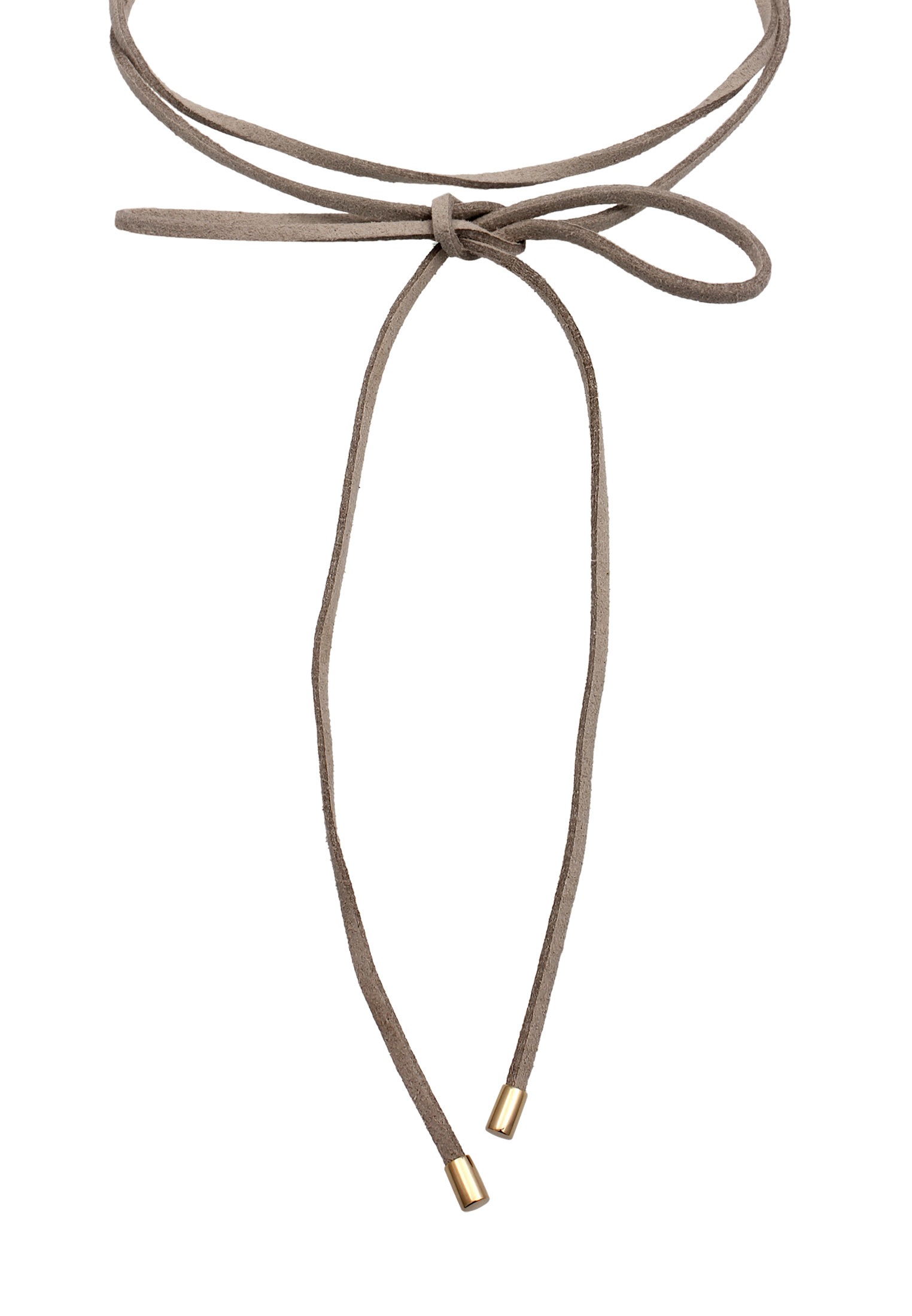 Elli Choker »Halskette Choker Velour Leder Schwarz 925 Silber«