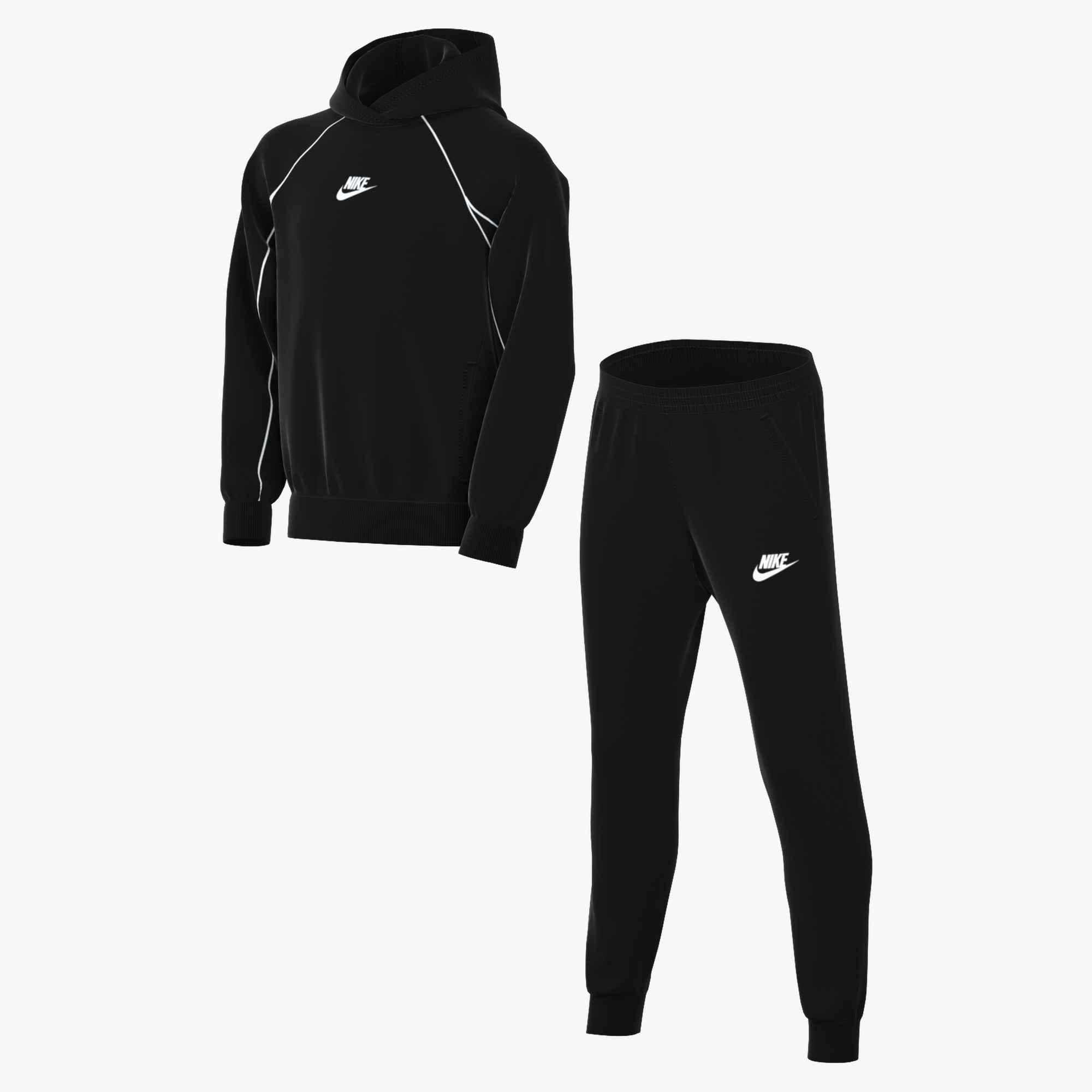 Nike Sportswear Trainingsanzug »K NSW CLUB FLC HDY TRACKSUIT« 2 sportlicher Stil, schnell trocknendes Material, pflegeleicht