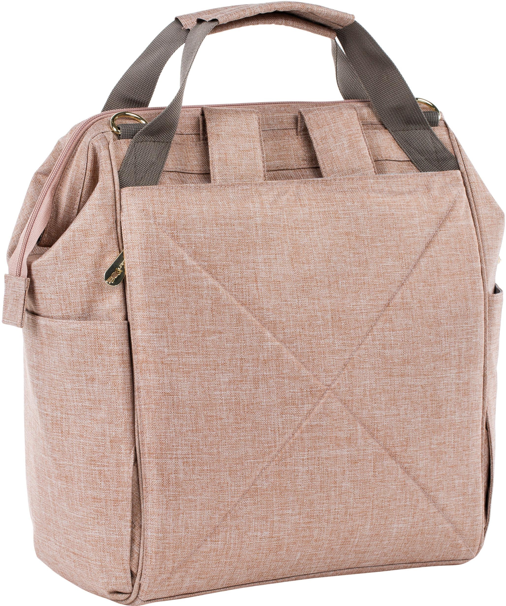 LÄSSIG Wickelrucksack »Glam, Goldie, Backpack Rose«, PETA-approved vegan