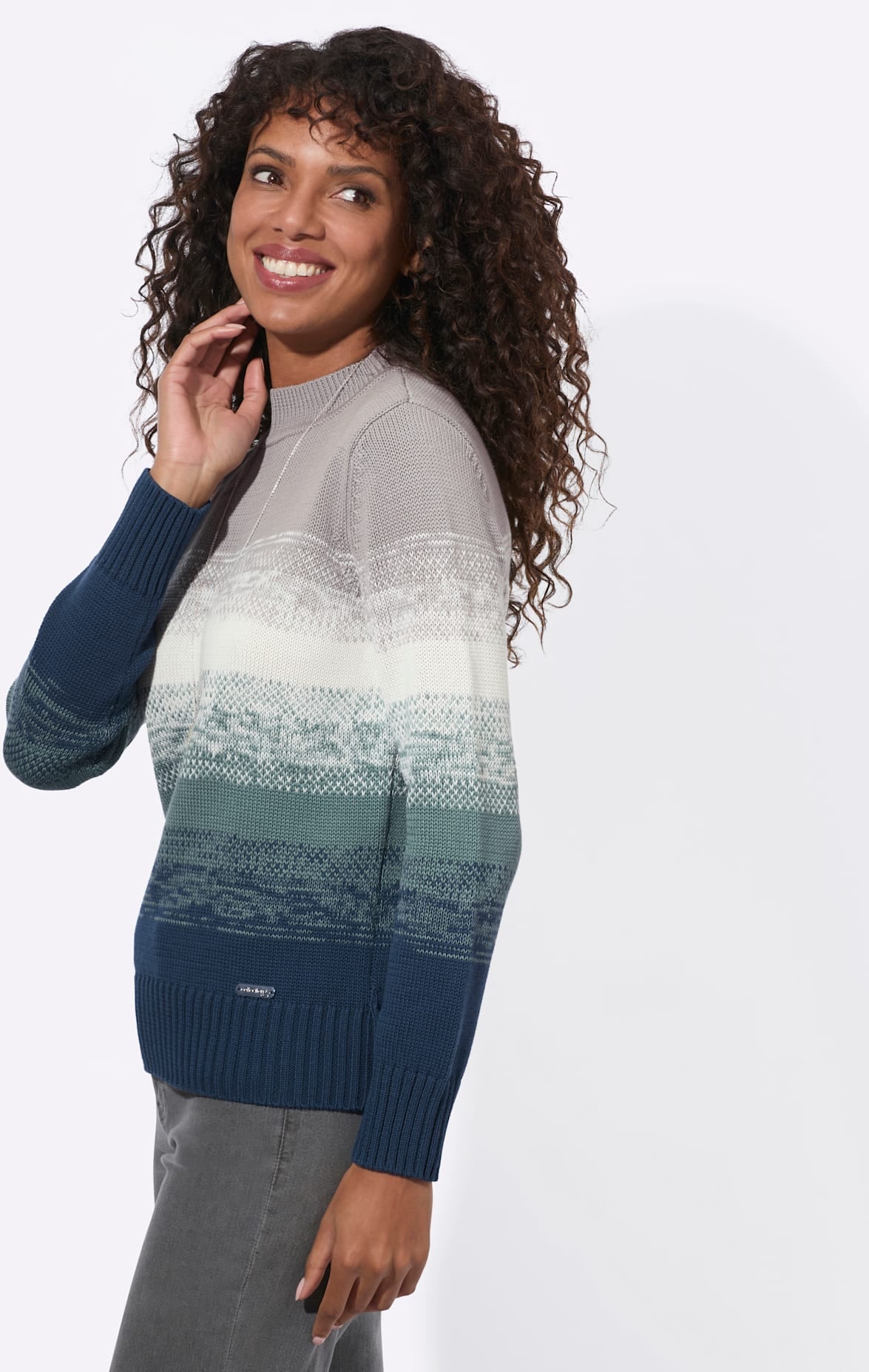 Casual Looks Strickpullover »Langarm-Pullover«