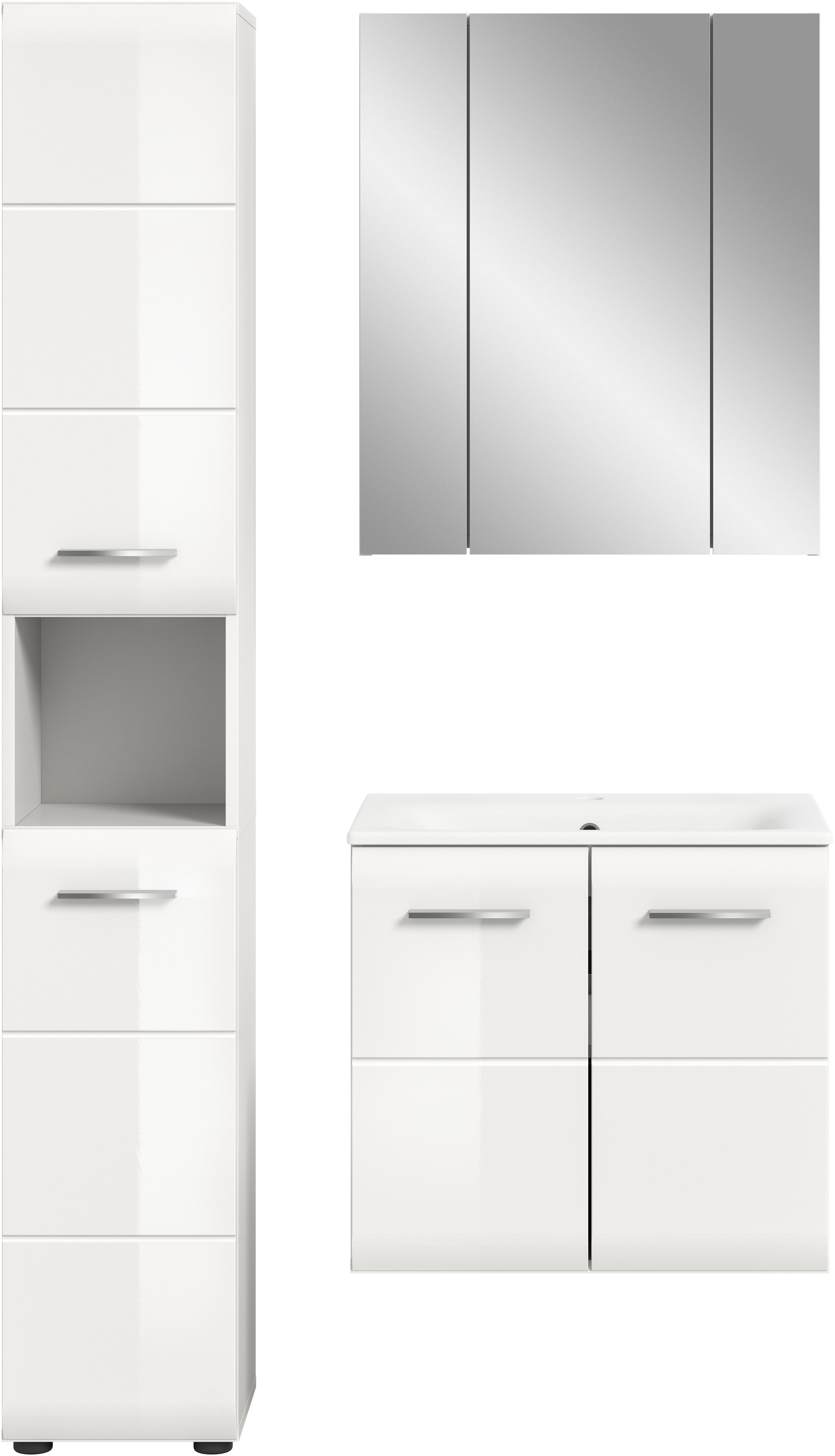 welltime Badezimmer-Set Set, 4 Stk. tlg.