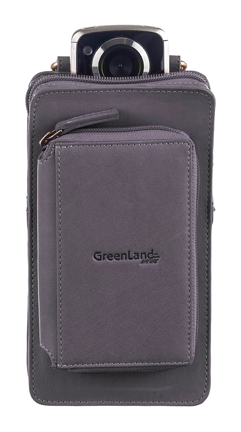 GreenLand Nature Handytasche »NATURE Soft«, mit aufgesetzter Börse und  RFID-Schutz im OTTO Online Shop