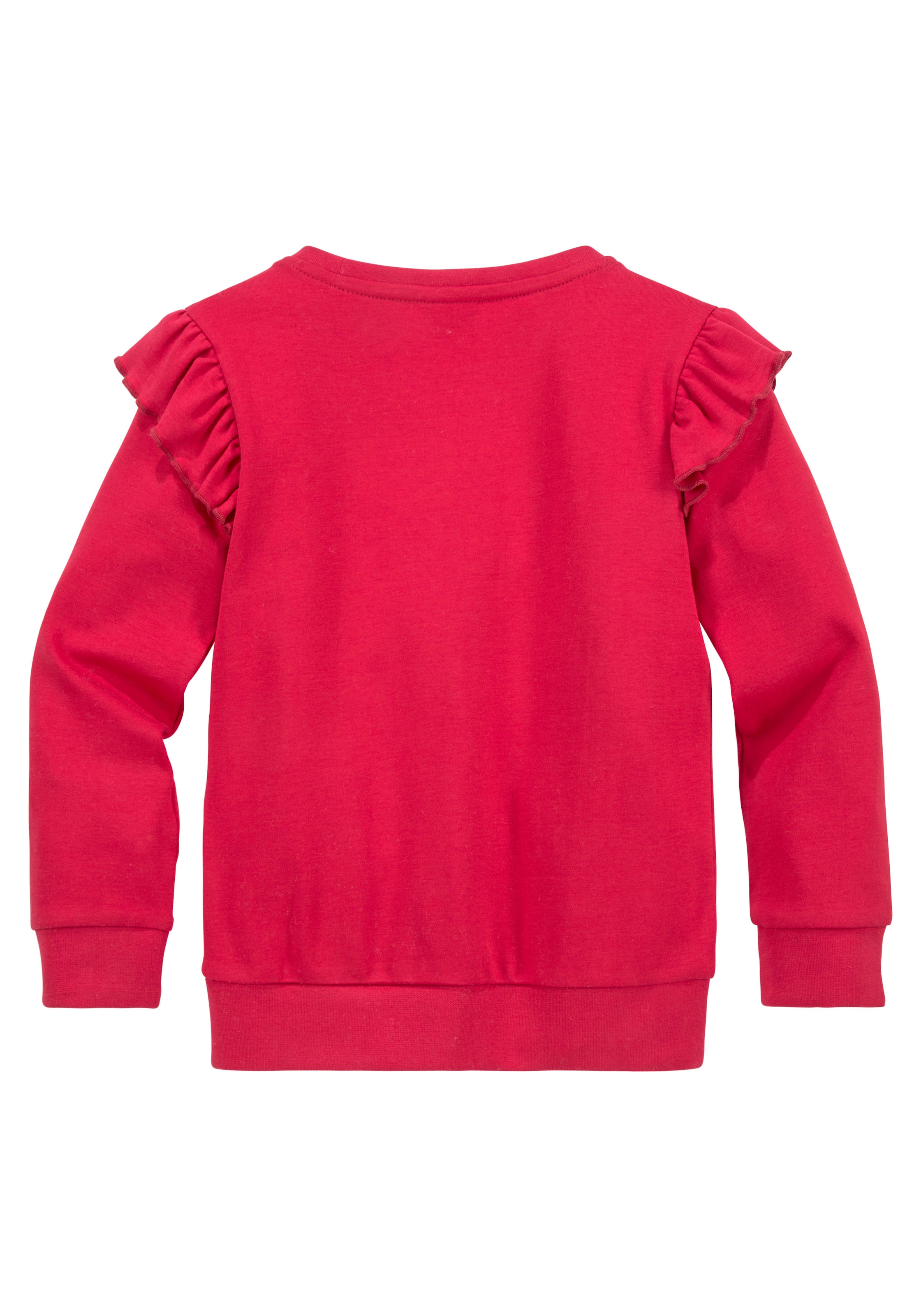 KangaROOS Sweatshirt Rüschen an den bei mit kaufen Ärmeln »Glitter«, OTTO