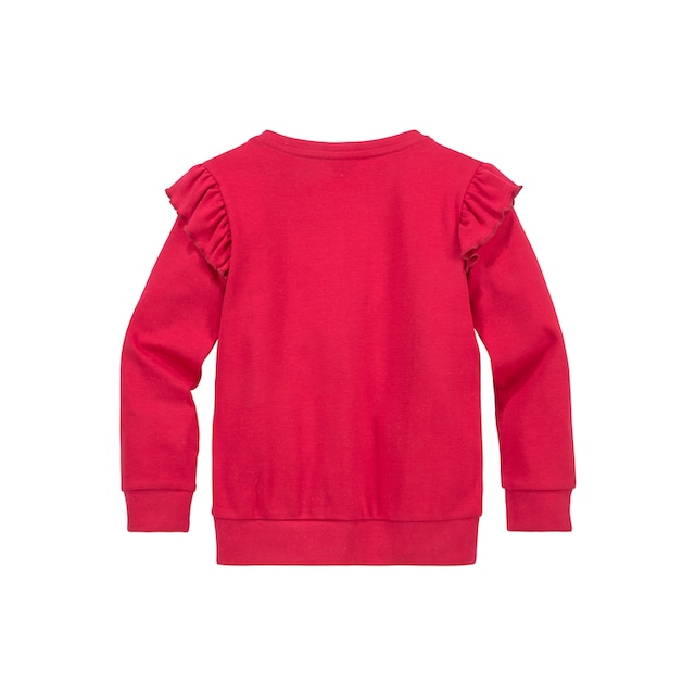 KangaROOS Sweatshirt »Glitter«, mit Rüschen an den Ärmeln kaufen bei OTTO | Sweatkleider