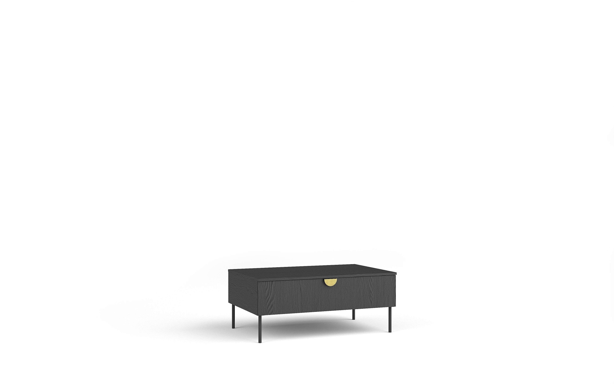 Home affaire Couchtisch »BELLOT Kaffeetisch mit viel Stauraum, 100x66cm, modernes Design« Beistelltisch mit zusätzlichen Aufbewahrungsschränken, goldene Akzente