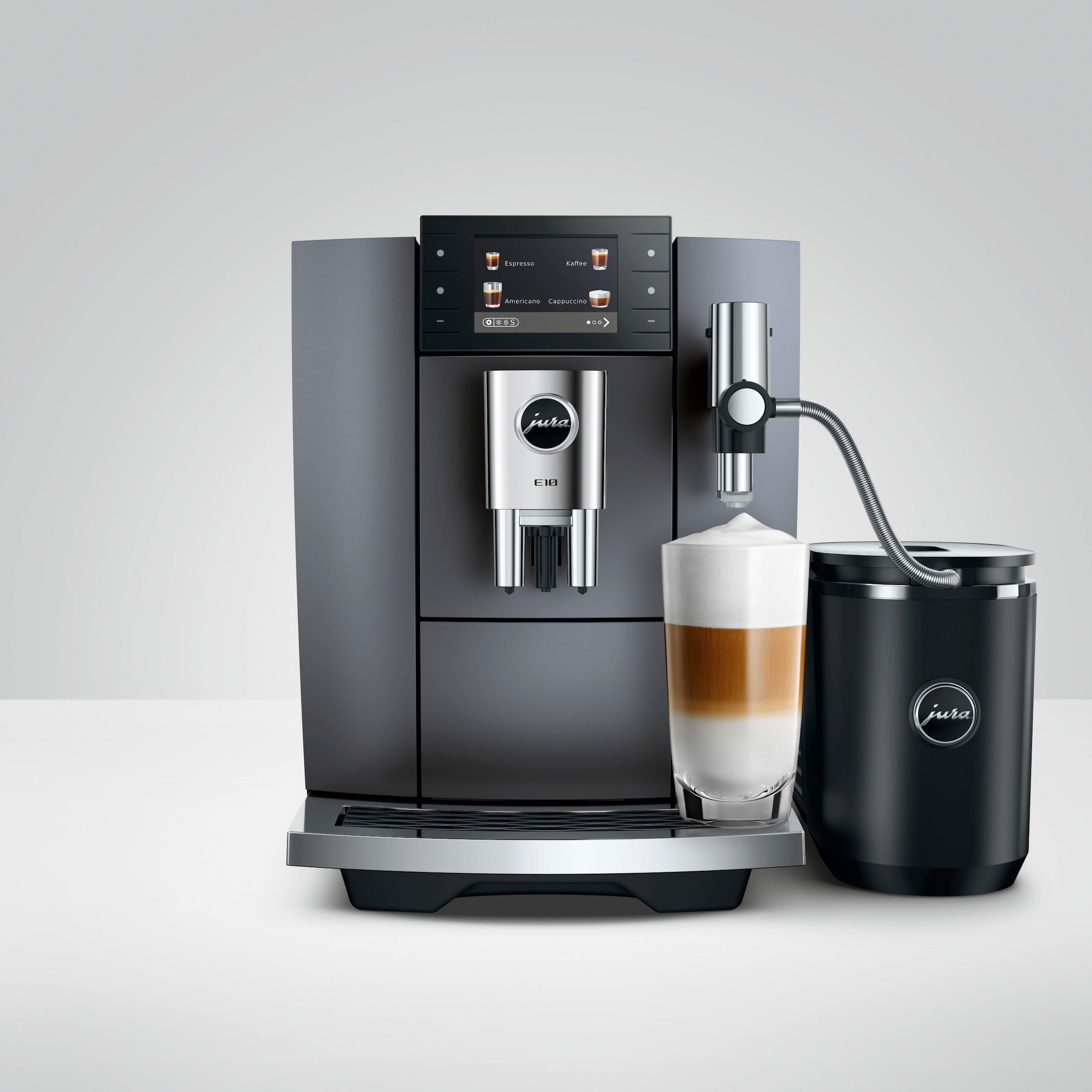 JURA Kaffeevollautomat »E10 Onyx Grey (EA)«