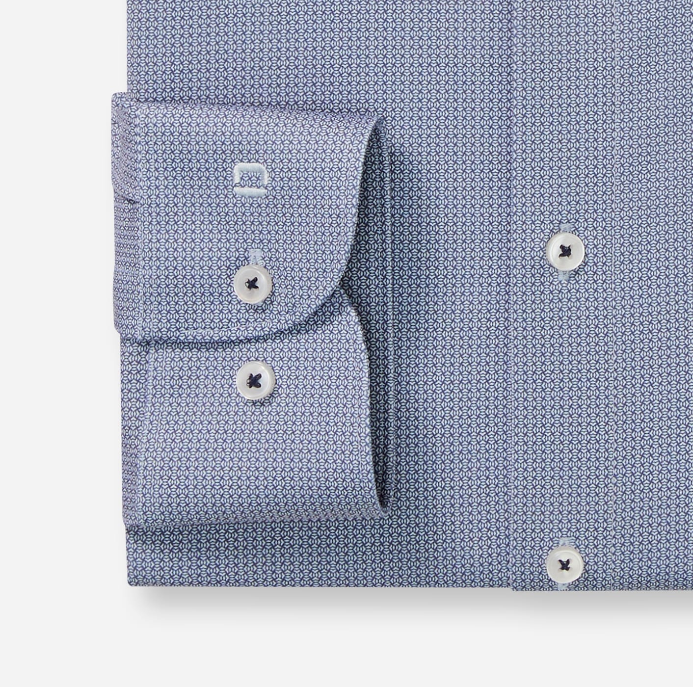 OLYMP Langarmhemd »Level Five 24/Seven« Businesshemd, body fit, Modern Kentkragen, Jersey, bügelleicht