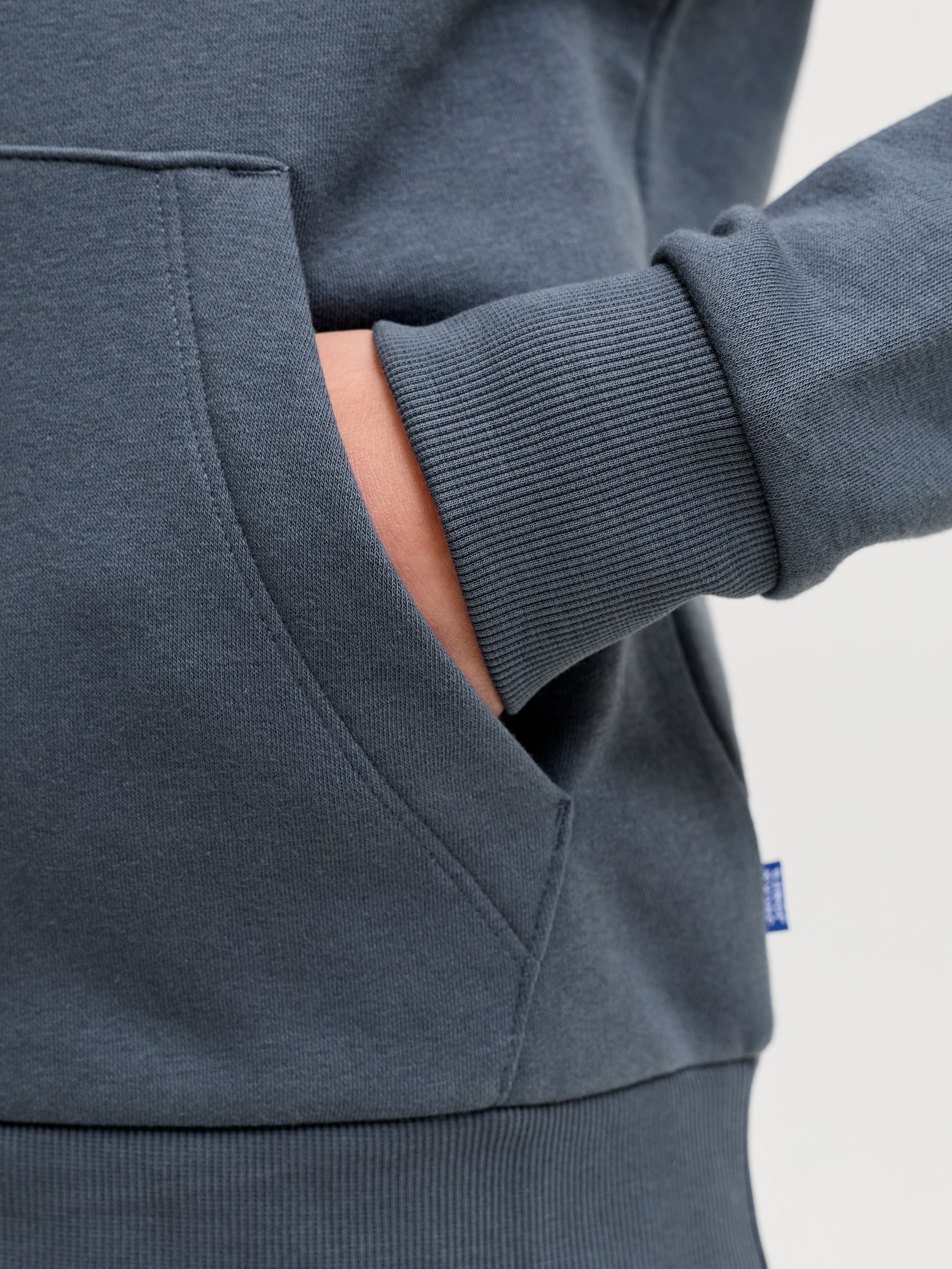 Jack & Jones Junior »JJELOGO SWEAT HOOD 2 COL AW26 SN JNR«, Baumwolle, regular fit

