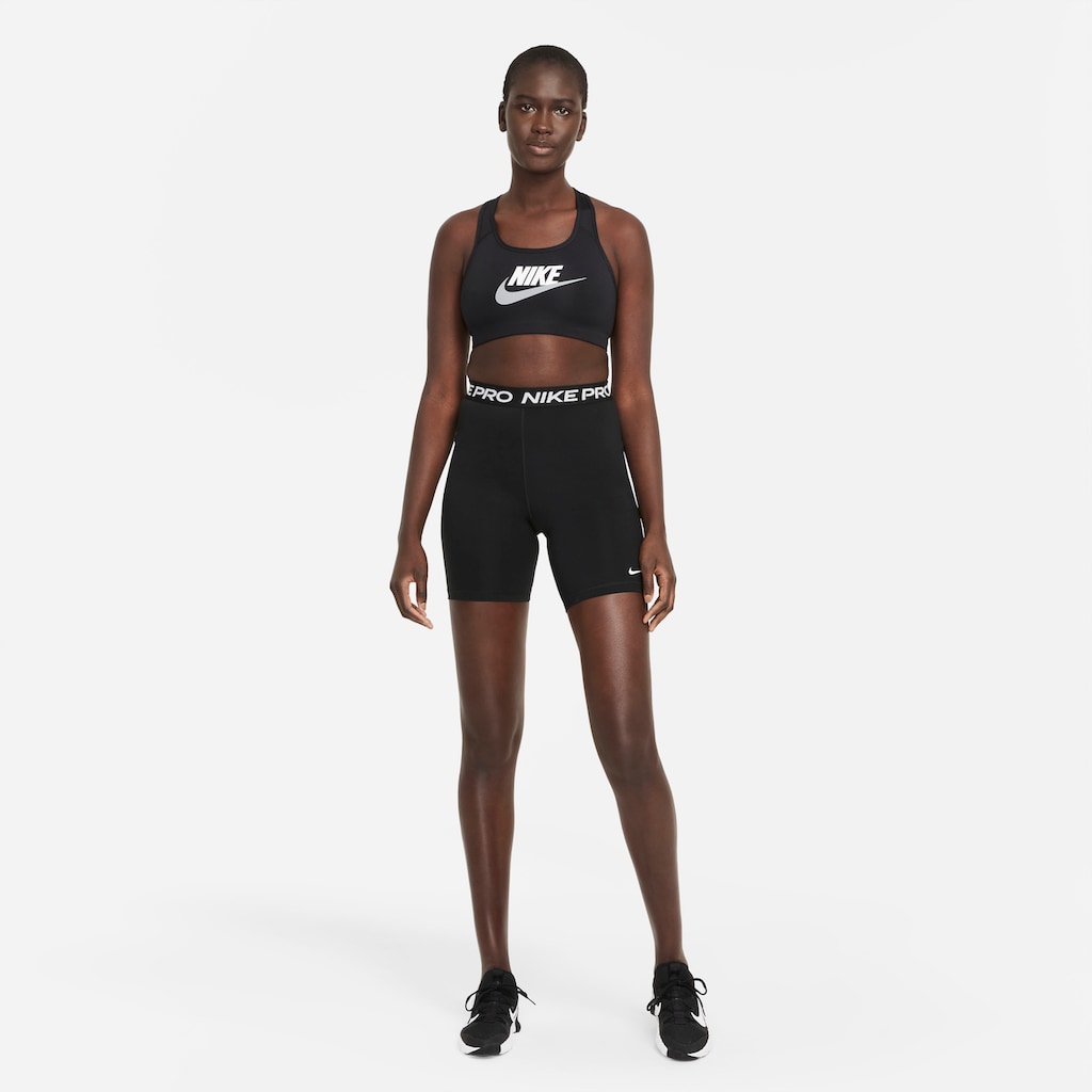 Nike Sport-BH »Dri-FIT Swoosh Women's Medium-Support 1-Piece Pad Graphic Sports Bra«