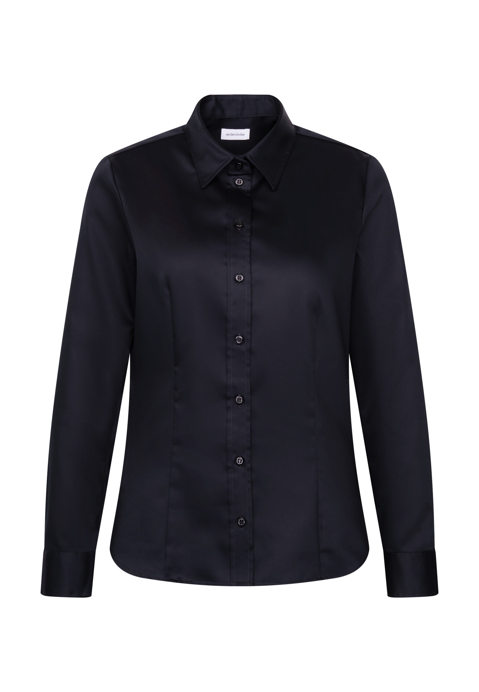 seidensticker Hemdbluse »Schwarze Rose« 1/1 Kragen Uni