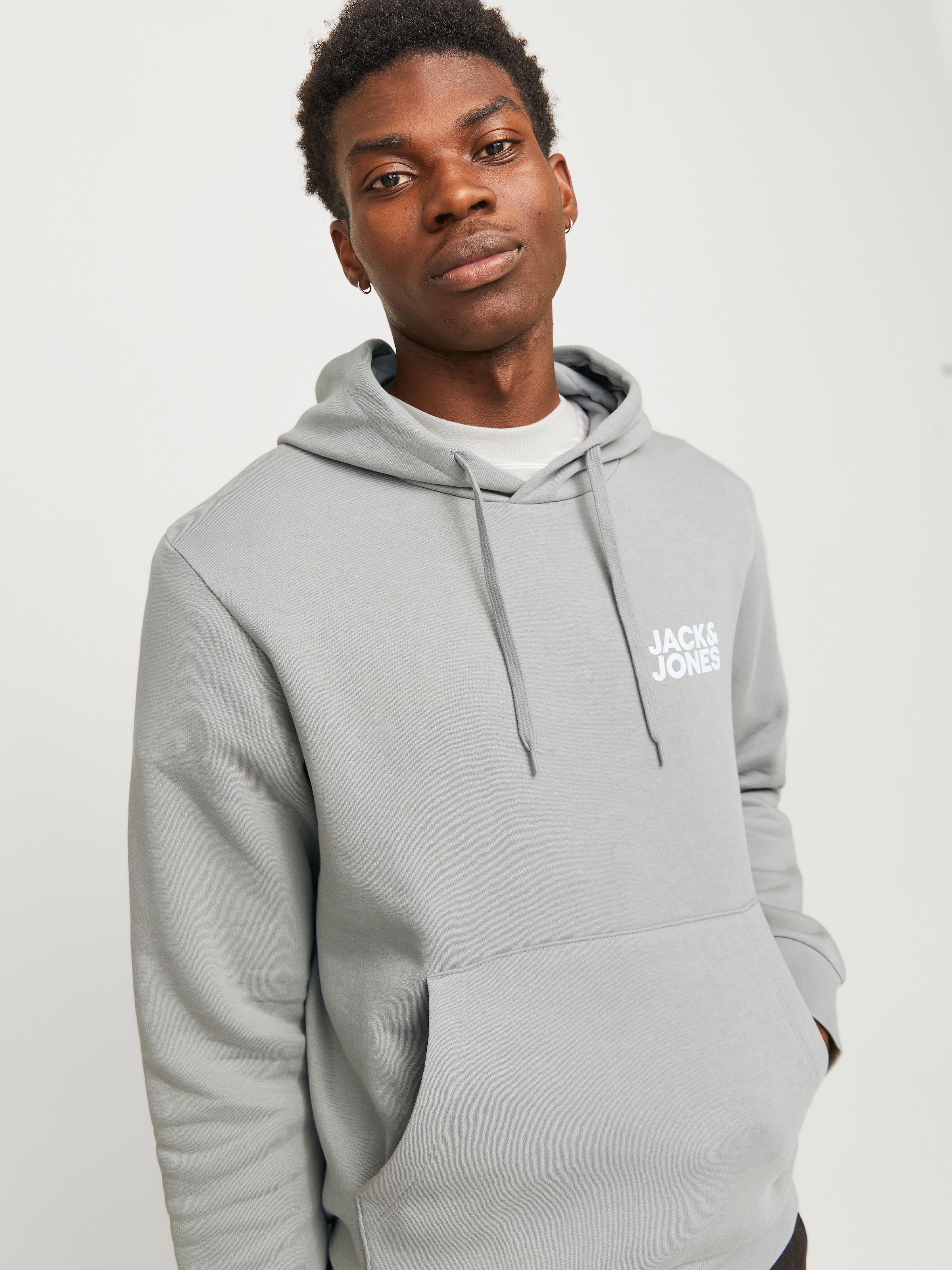 Jack & Jones Kapuzensweatshirt »JJECORP LOGO SWEAT HOOD NOOS«, Baumwollmischung, regular fit
