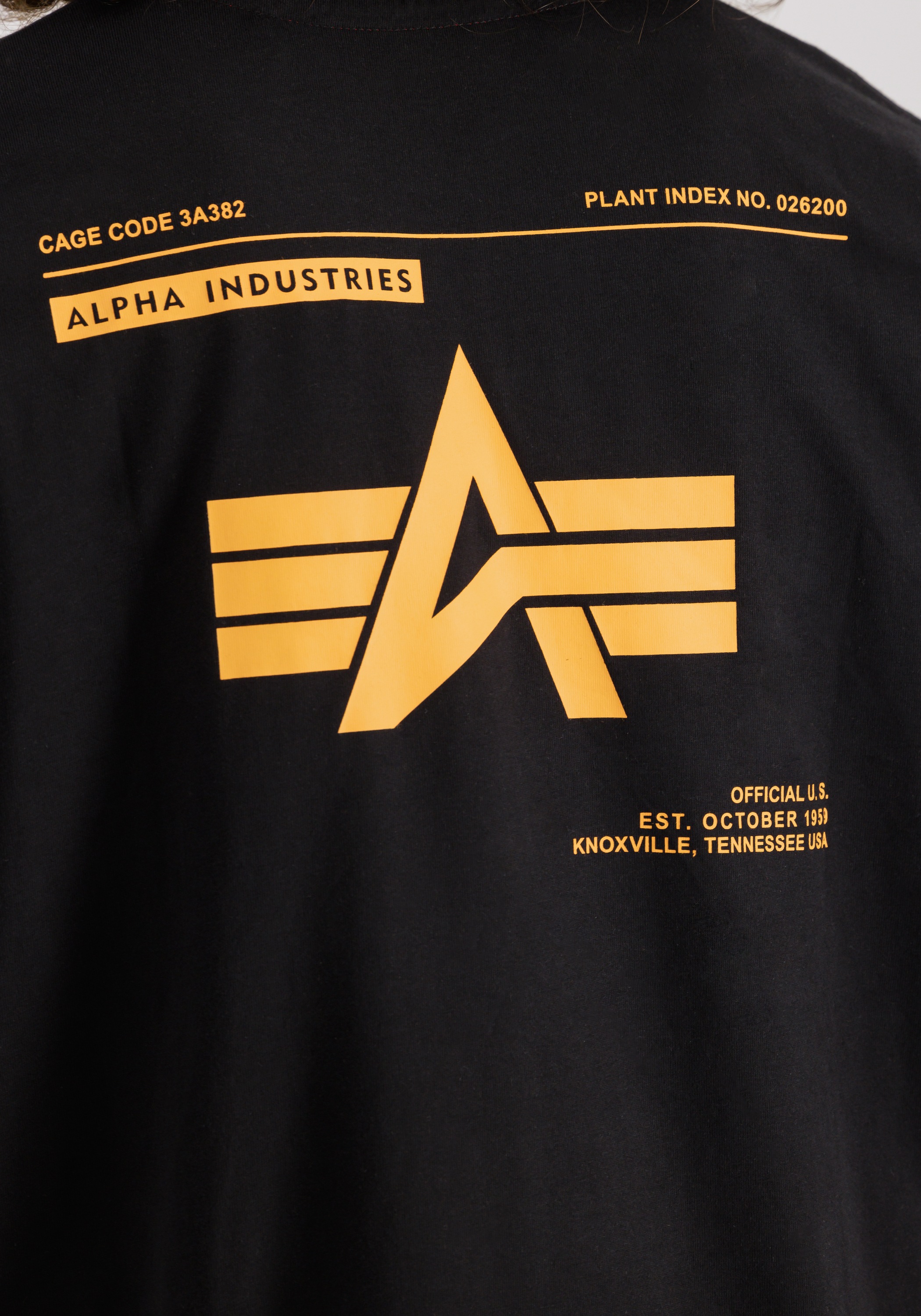 Alpha Industries T-Shirt »Alpha Industries Men - T-Shirts Logo Backprint T-Shirt«