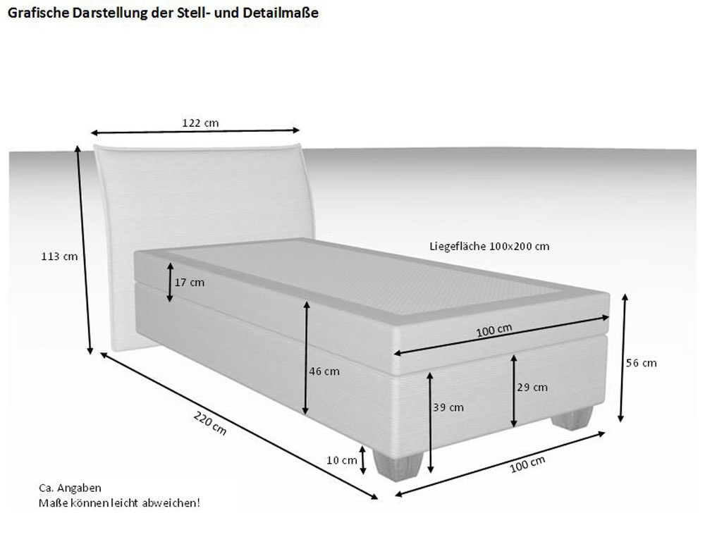 hapo Boxspringbett »Helsinki«