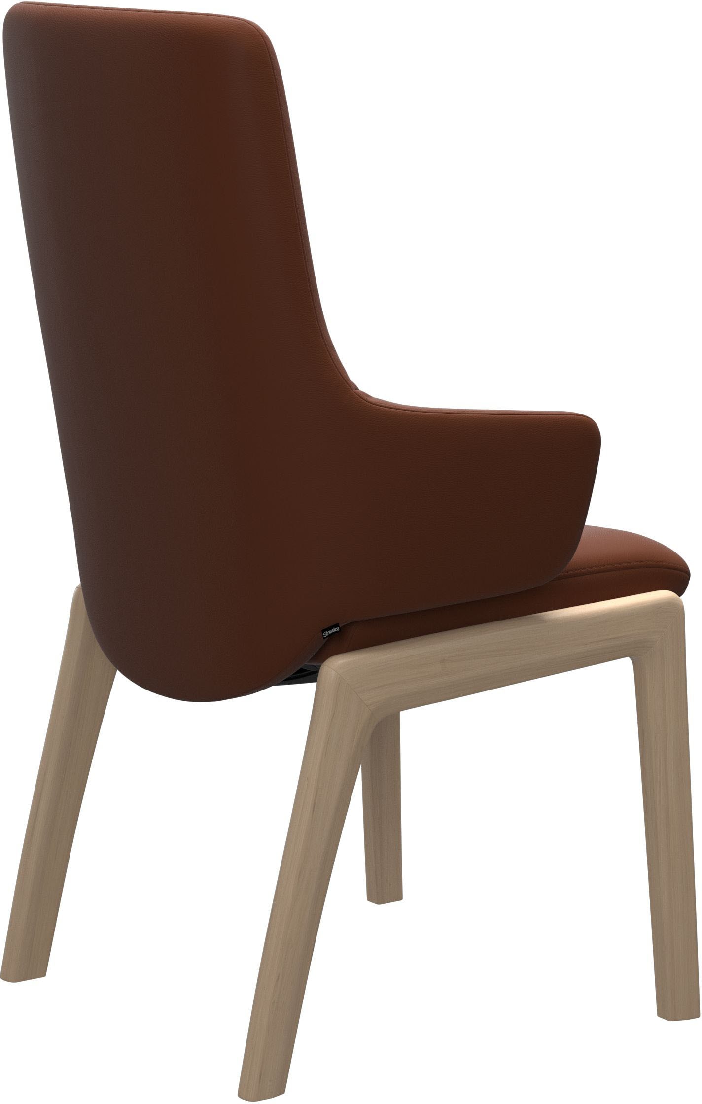 Stressless® Polsterstuhl »Laurel«, Leder PALOMA, High Back mit Armlehne, Größe L, mit abgerundeten Beinen in Walnuss